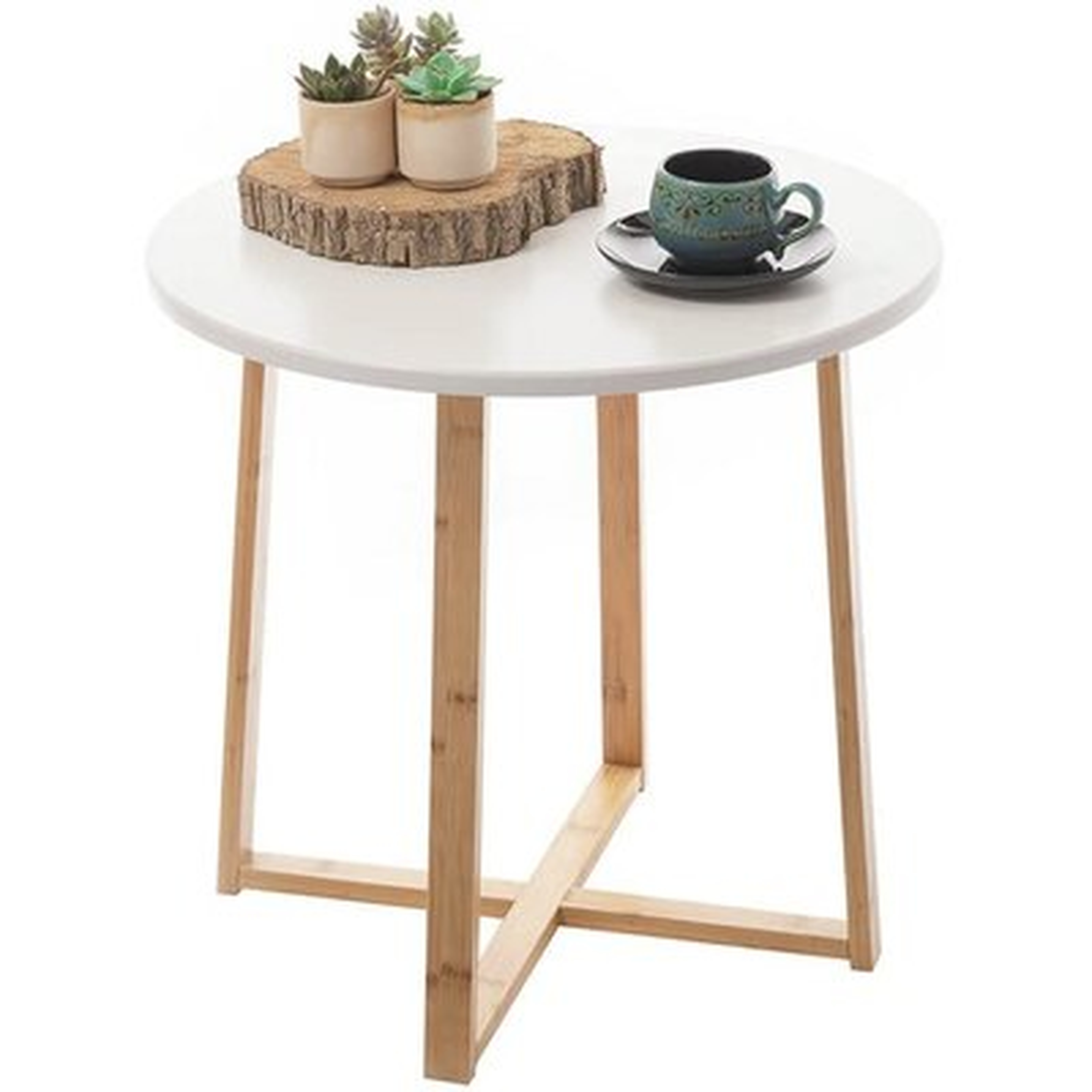 Small Coffee Side End Table For Bedside,Sofa,Entryway Tables Easy To Flod  For Living Room,Durable Plant Nightstand Stands And Mini Accent Night Table,Boho Nightstand Burlywood Desk For Home And Outdoor Kids - Wayfair