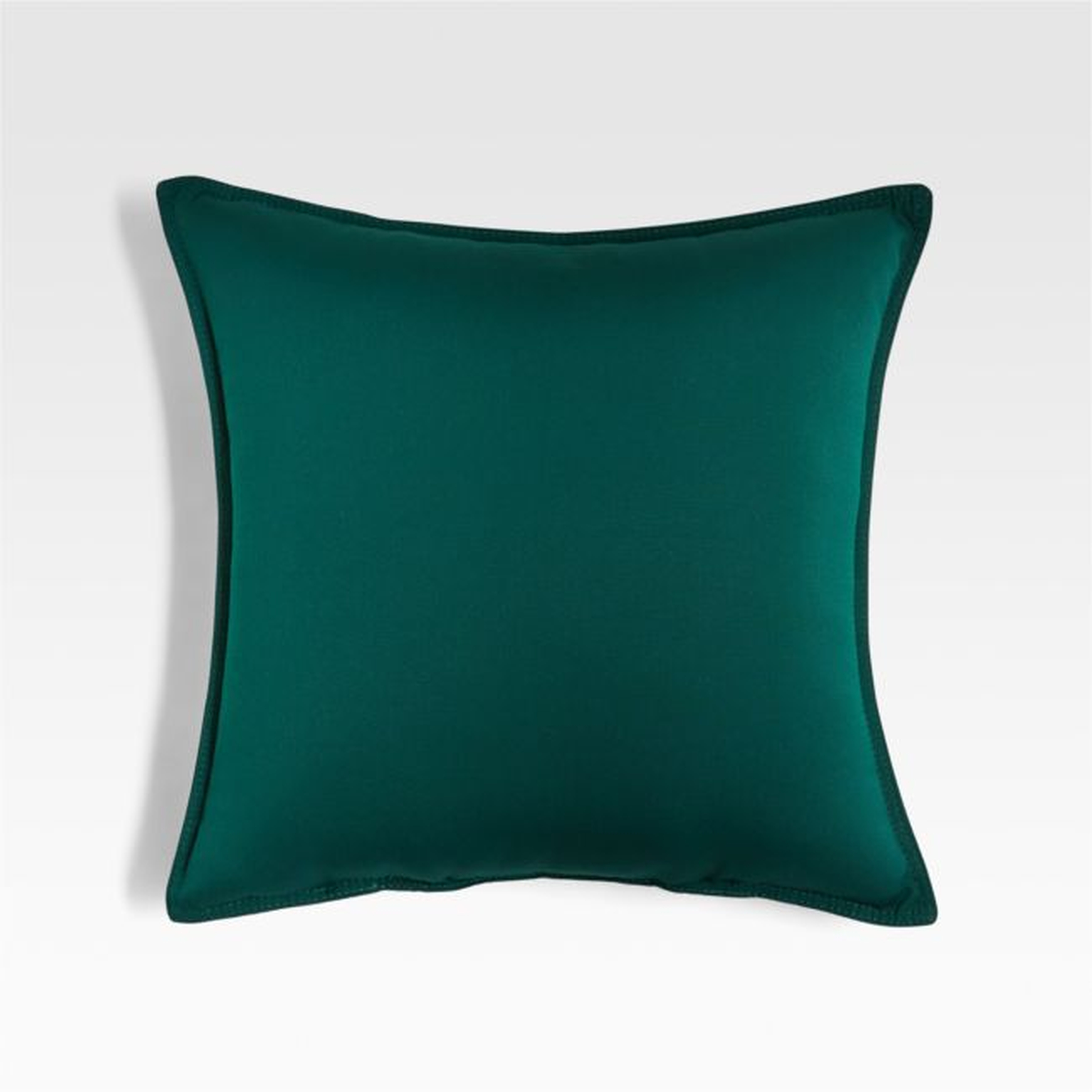 Sunbrella ® 20"x20" Forest Green Outdoor Pillow - Crate and Barrel