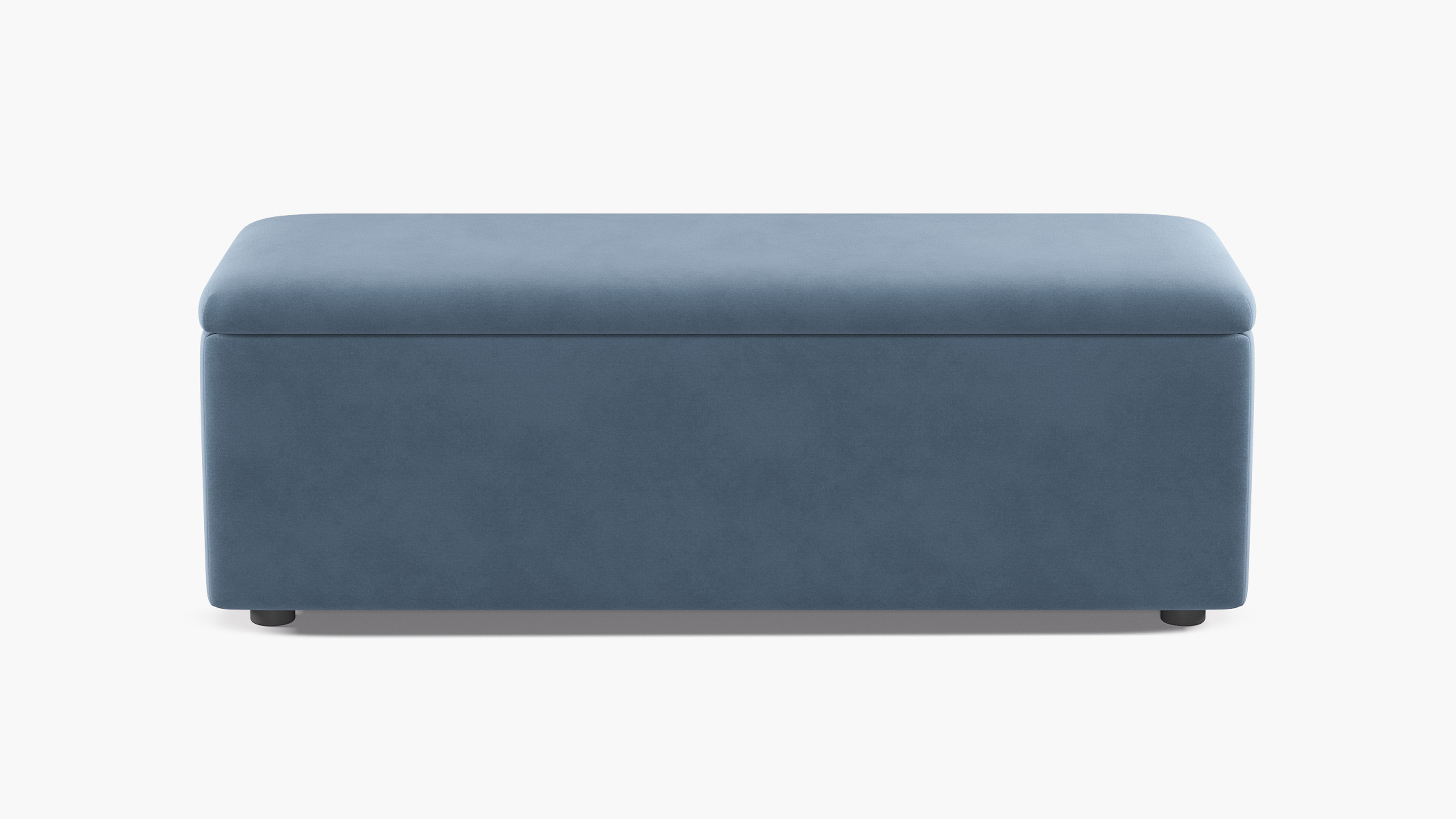 Classic Storage Bench, Ocean Classic Velvet - The Inside
