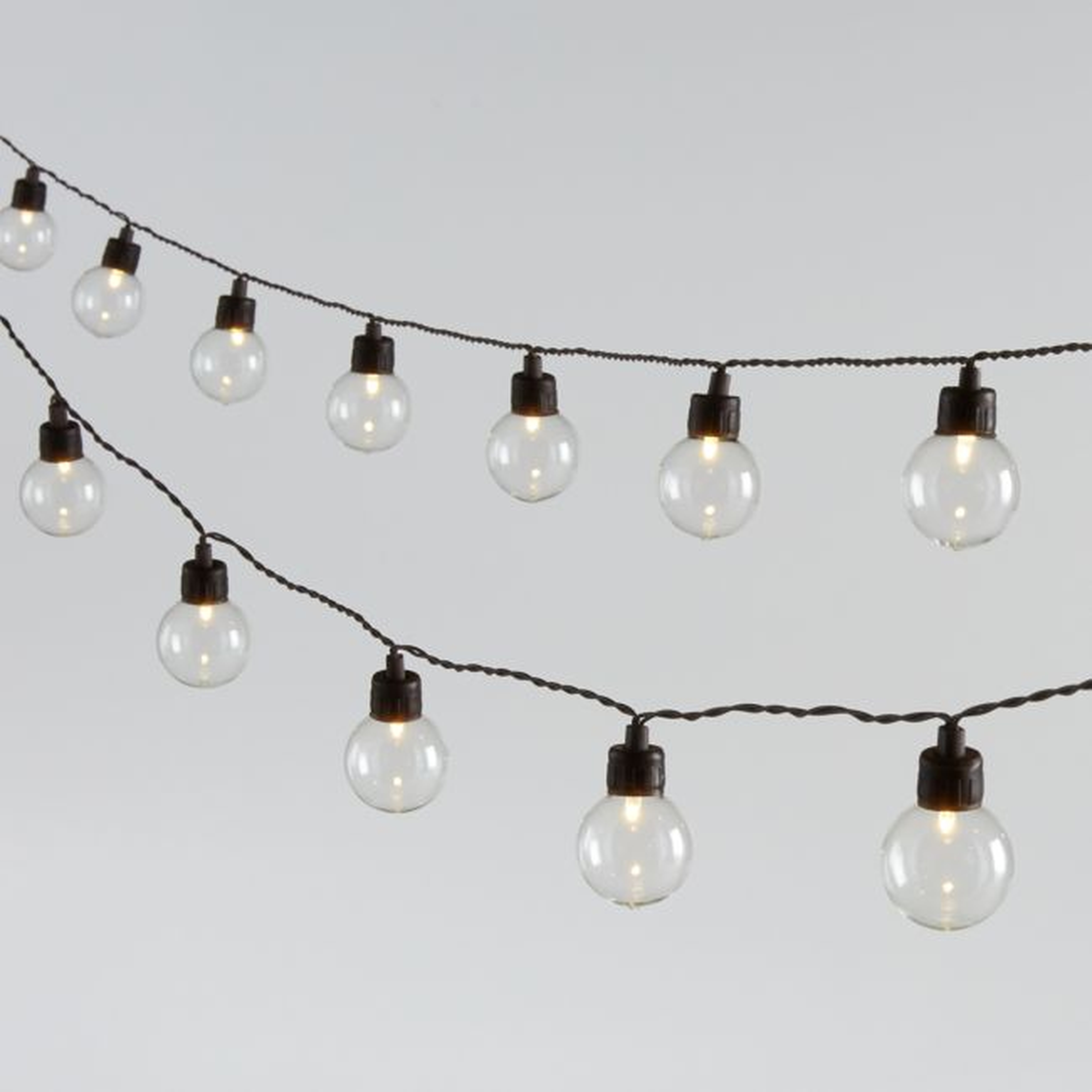 20-Count Solar Globe String Lights - Crate and Barrel