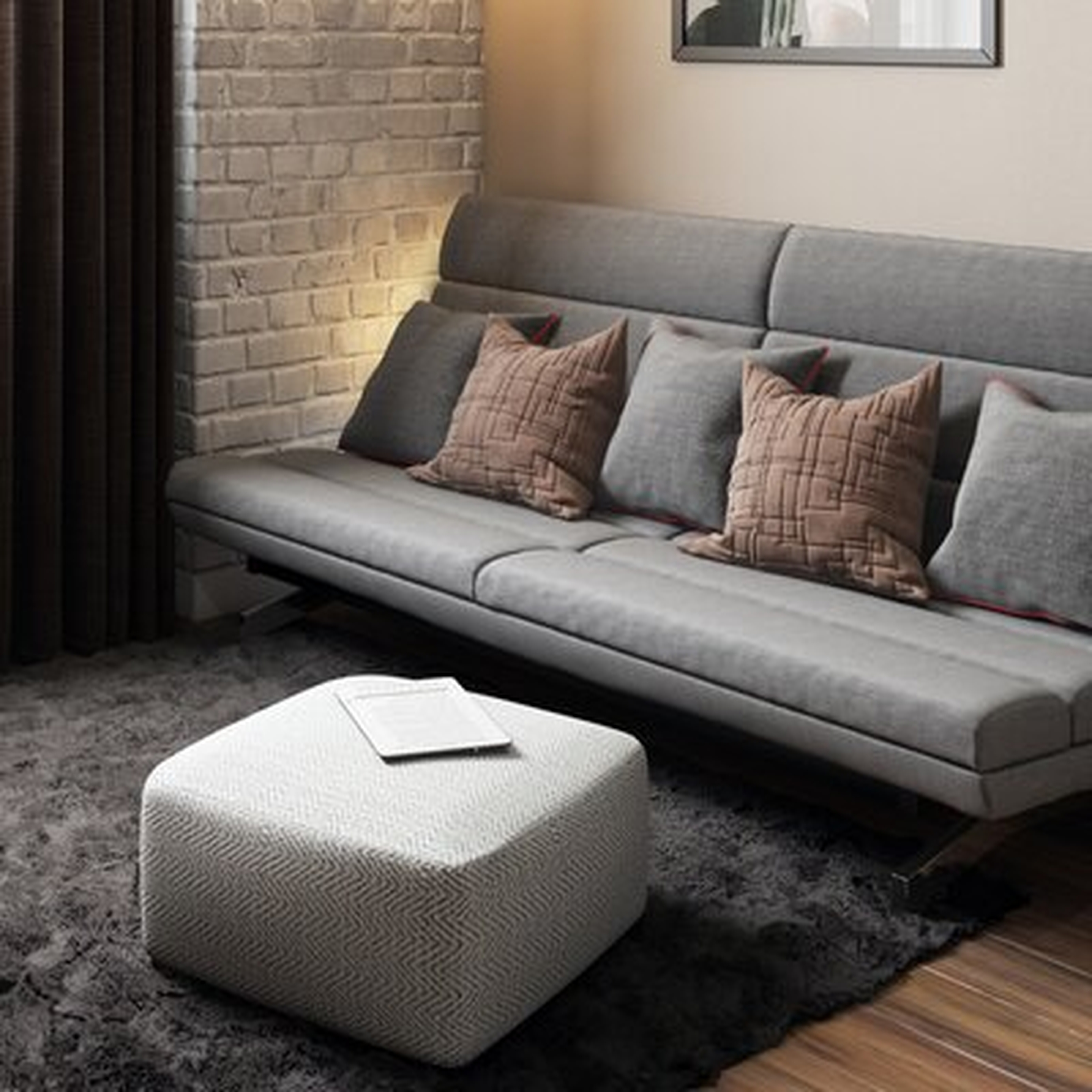 Montelimar 20'' Wide Square Pouf Ottoman - Wayfair