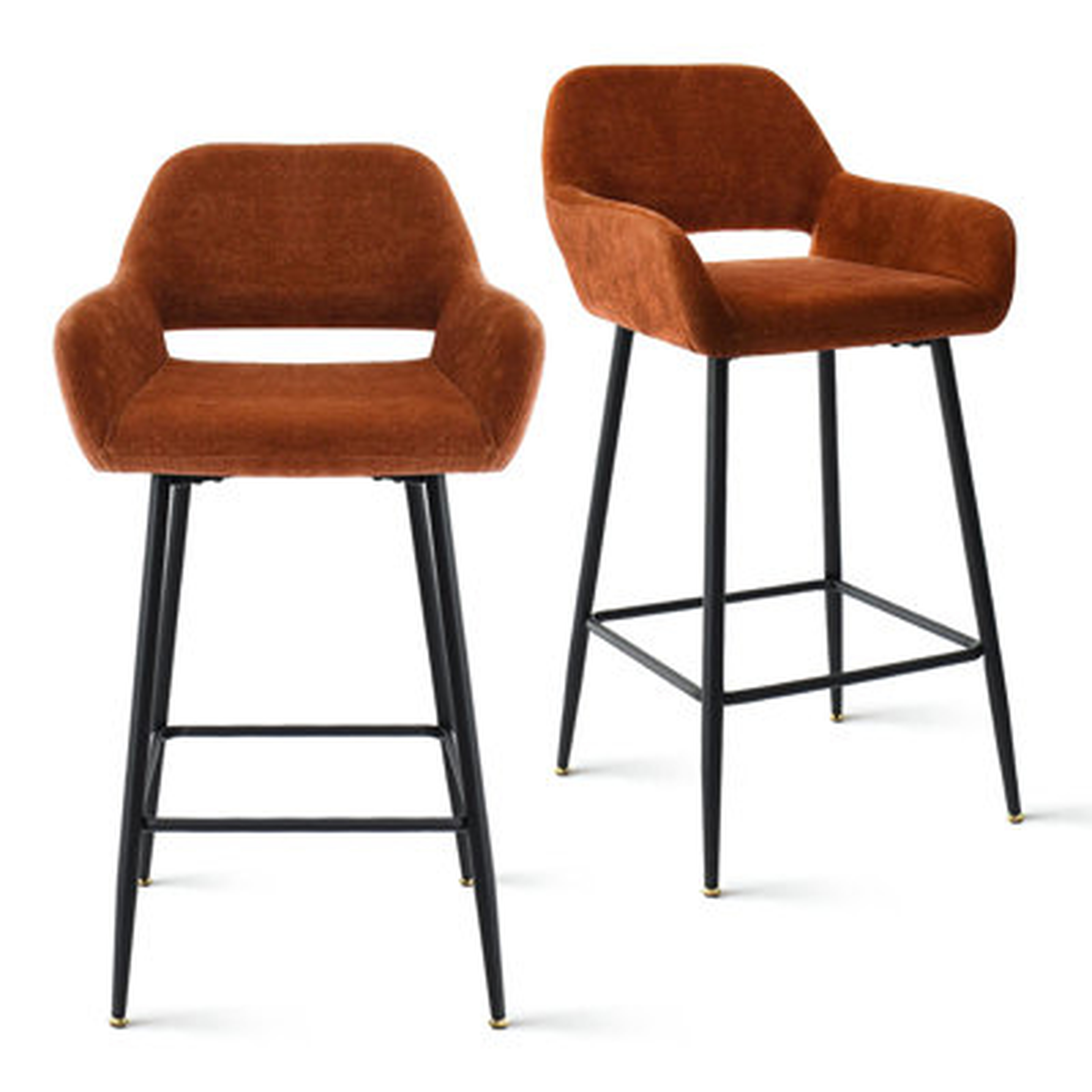 Counter Stool With Arms - Set 2 - Wayfair