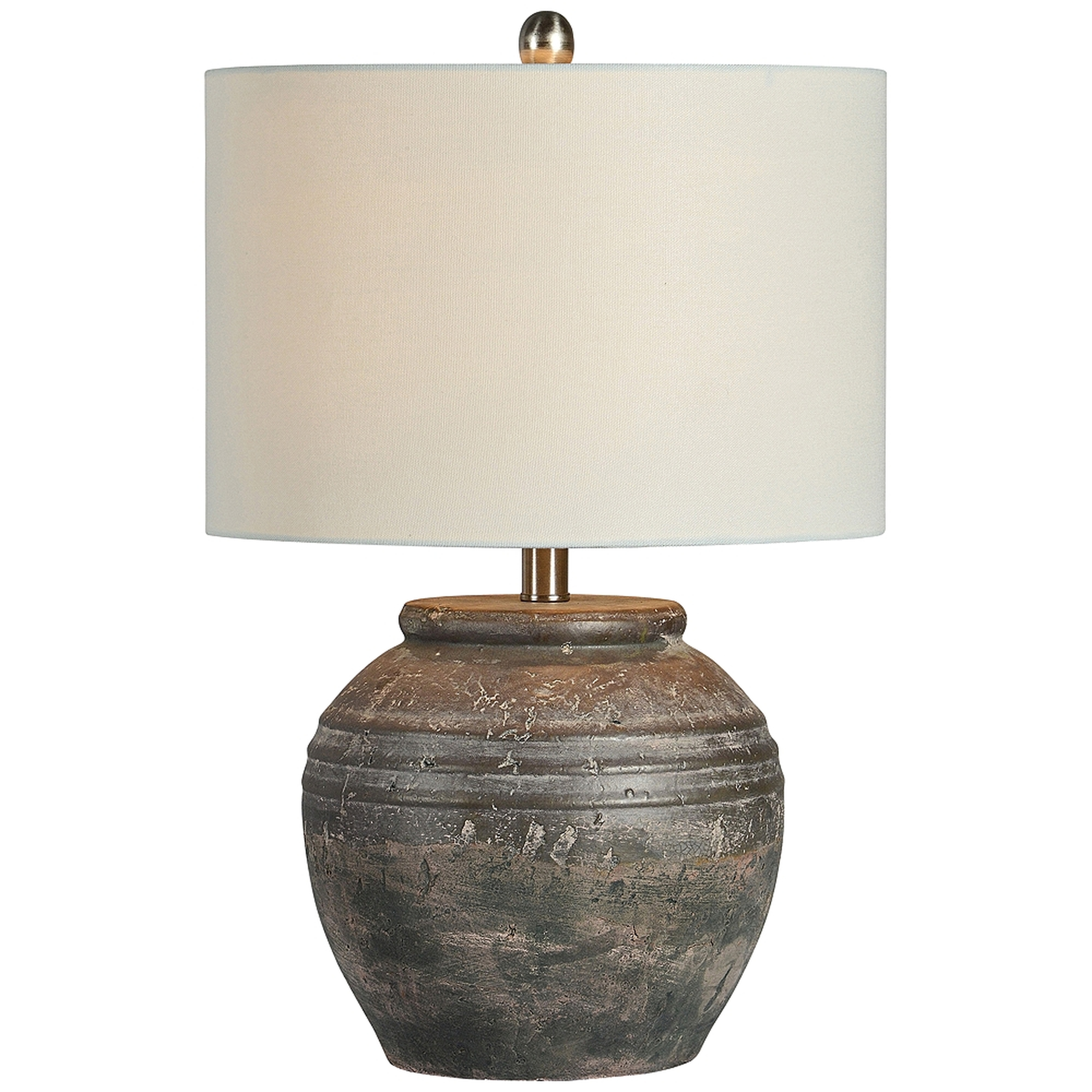 Douglas Shades of Brown Ceramic Accent Table Lamp - Lamps Plus