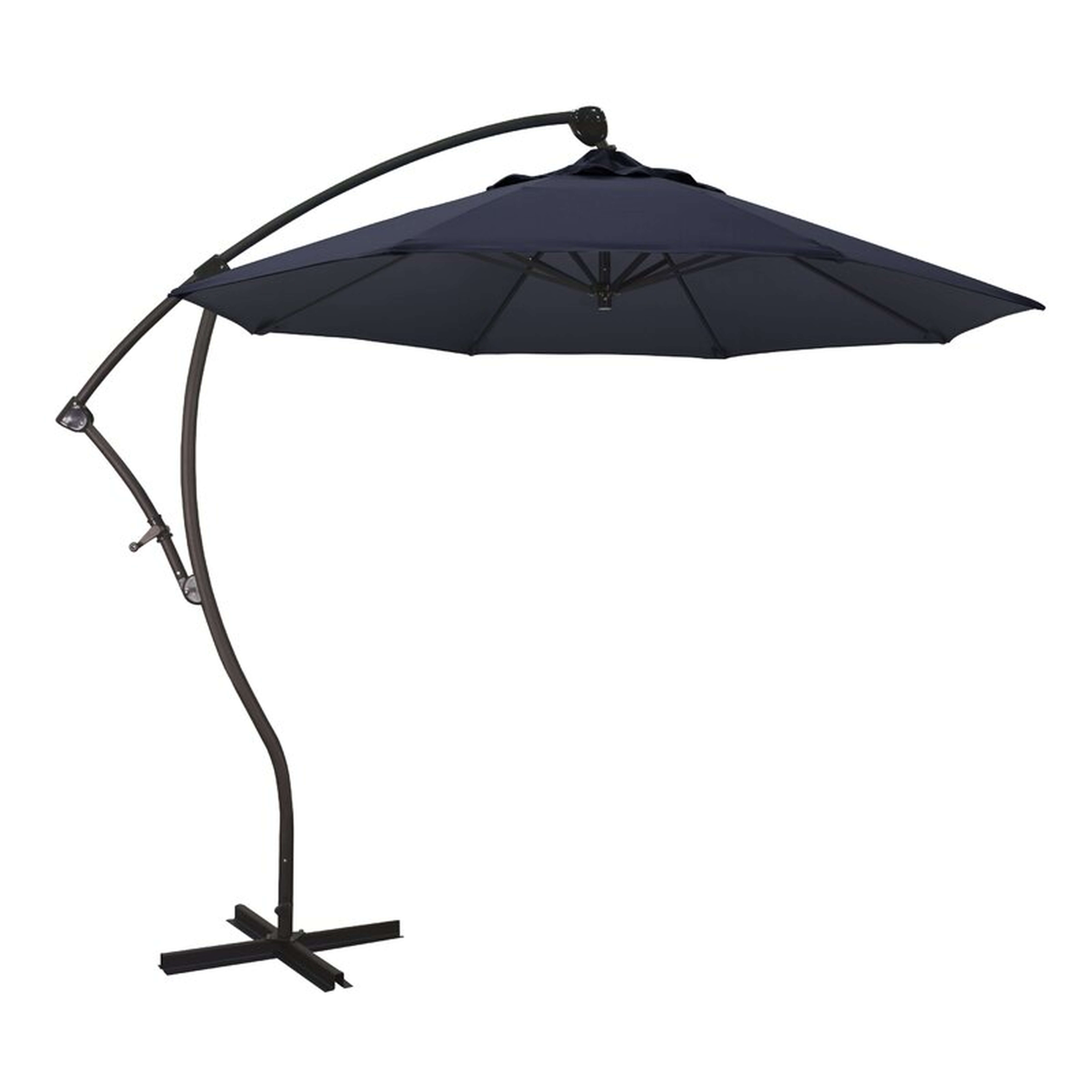 Bayside Series 9' Cantilever Umbrella Fabric: Navy Blue - Perigold