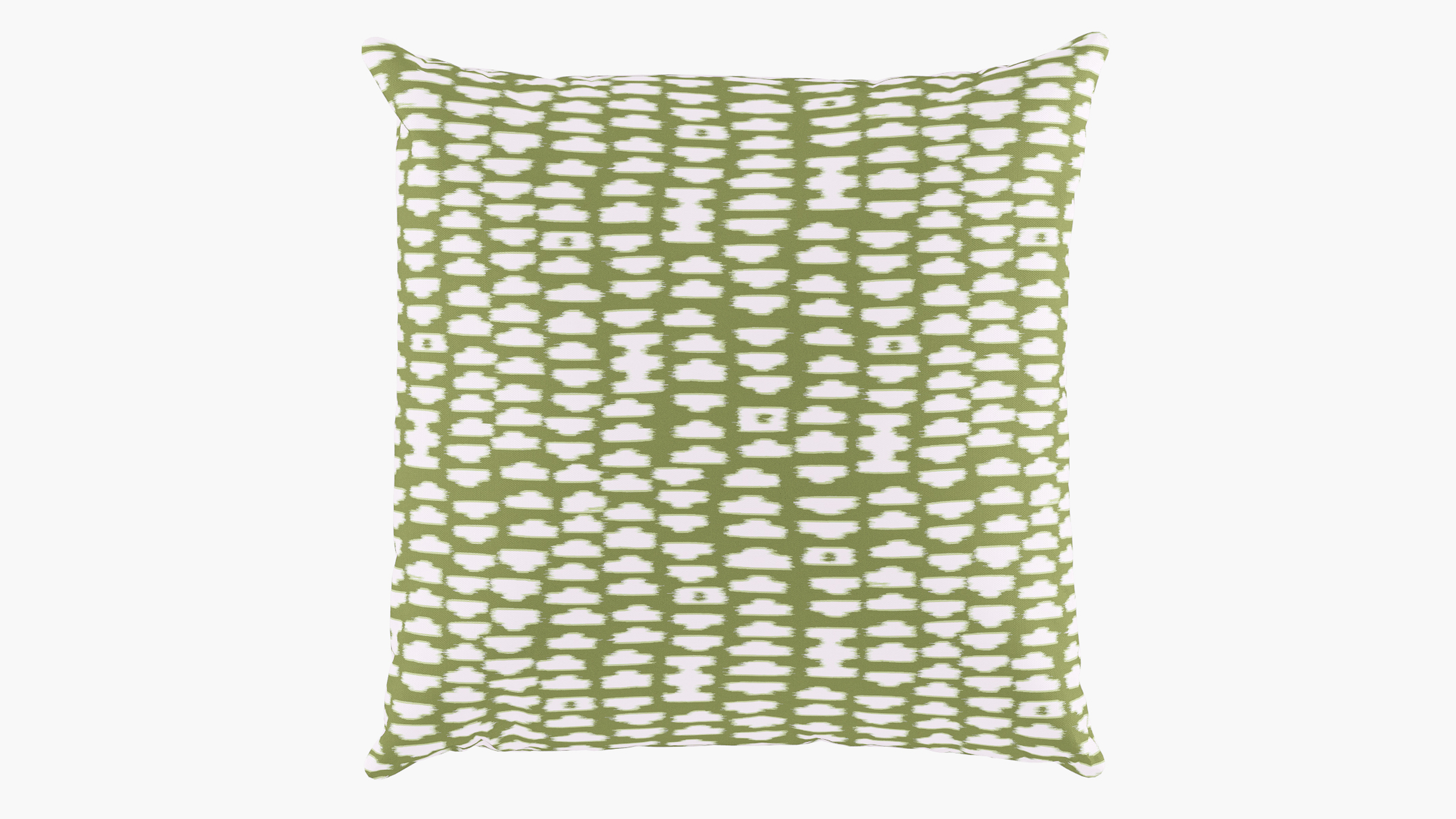 Outdoor 20" Throw Pillow, Olive Odalisque, 20" x 20" - The Inside