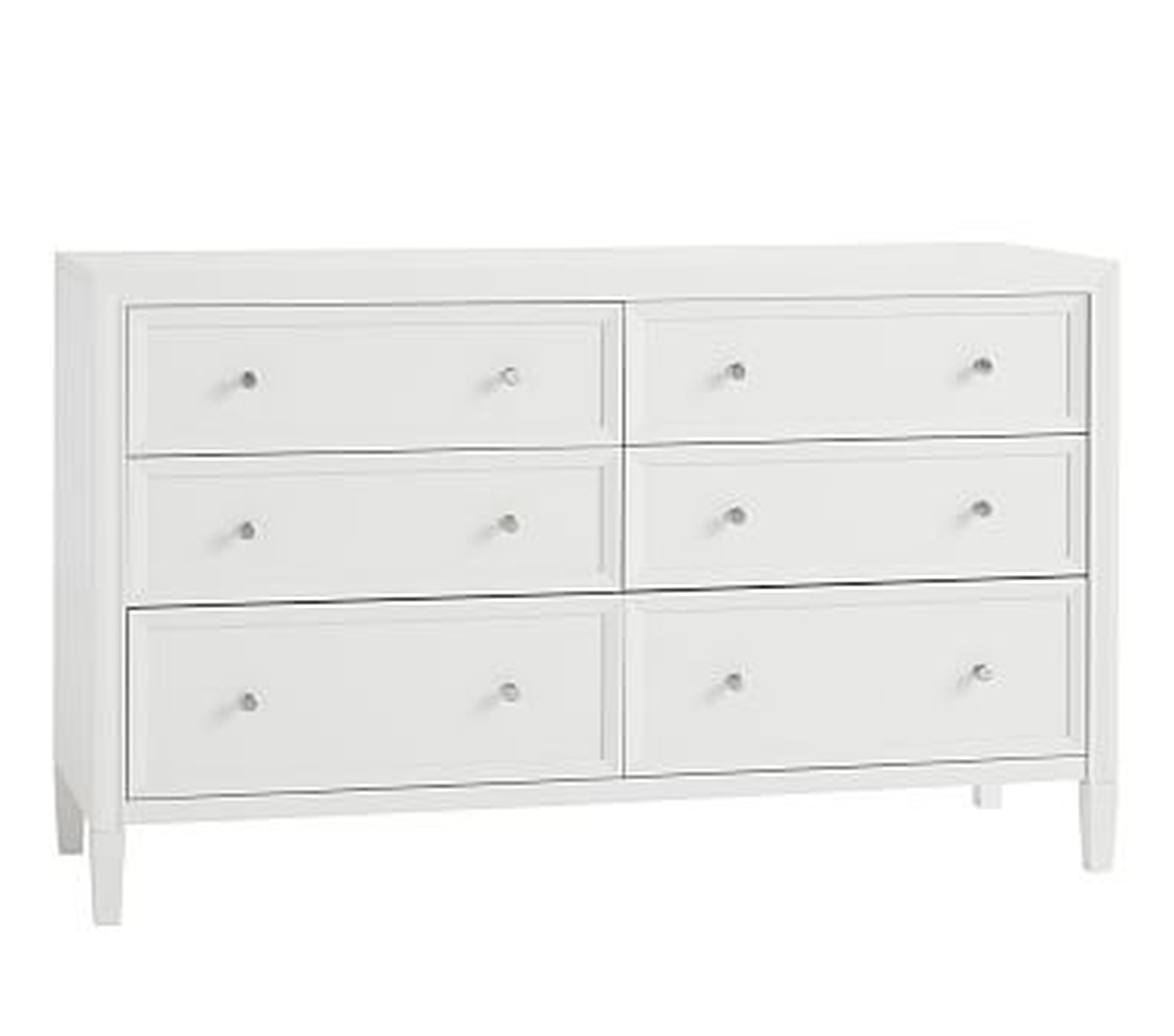 Parker Extra-Wide Nursery Dresser, Simply White, In-Home Delivery - Pottery Barn Kids