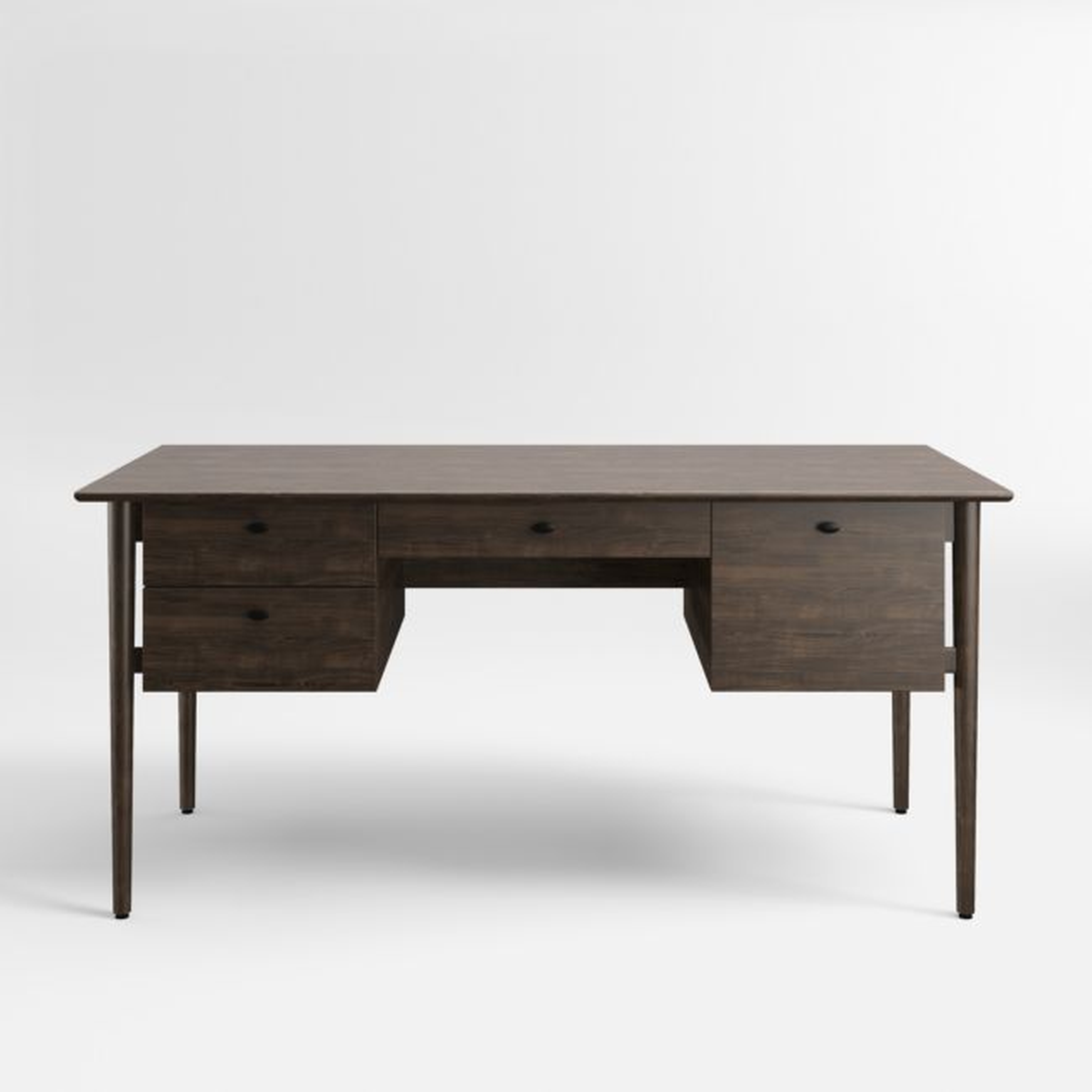 Kendall Charcoal Cherry Desk - Crate and Barrel
