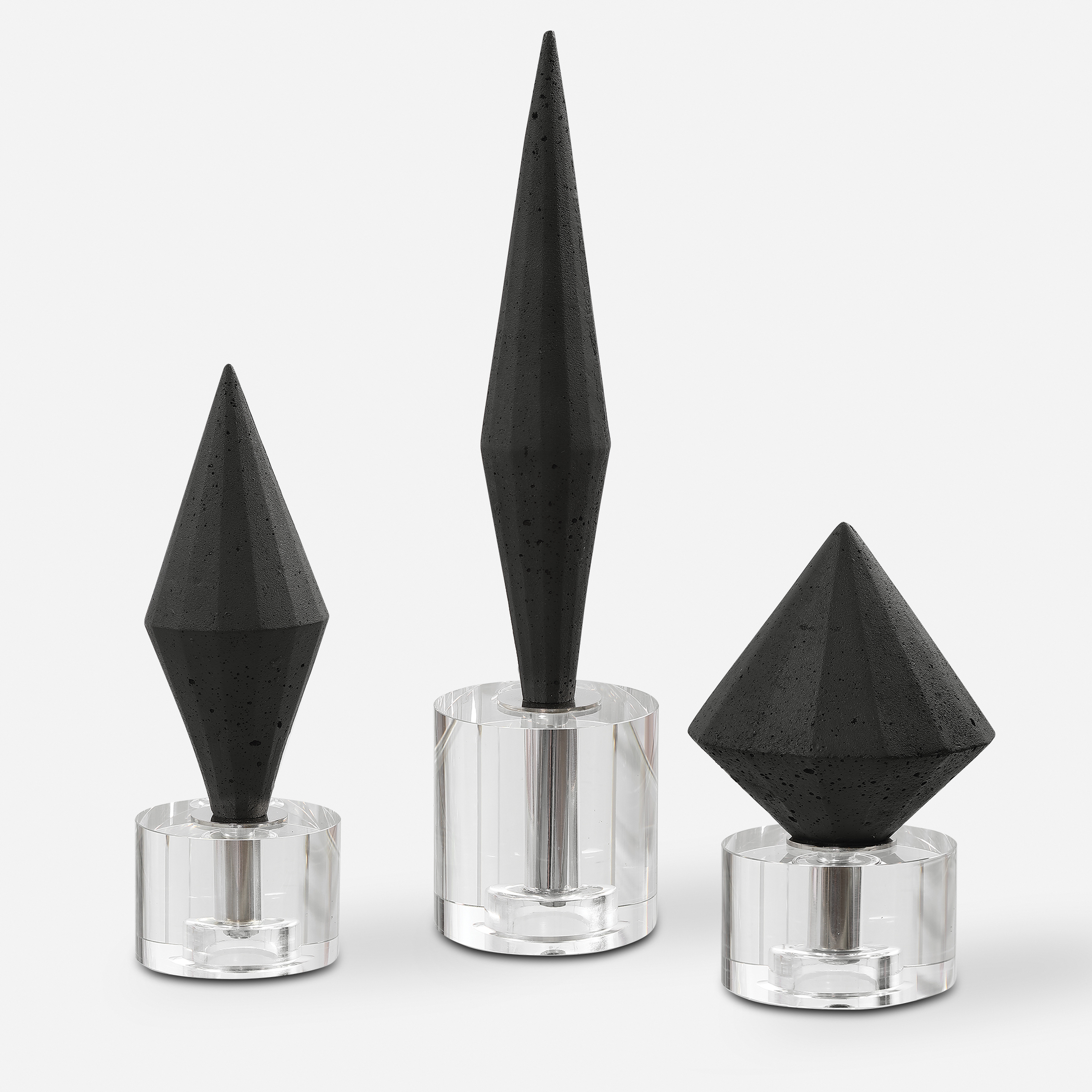 Alize Black Sculptures,, S/3 - Uttermost