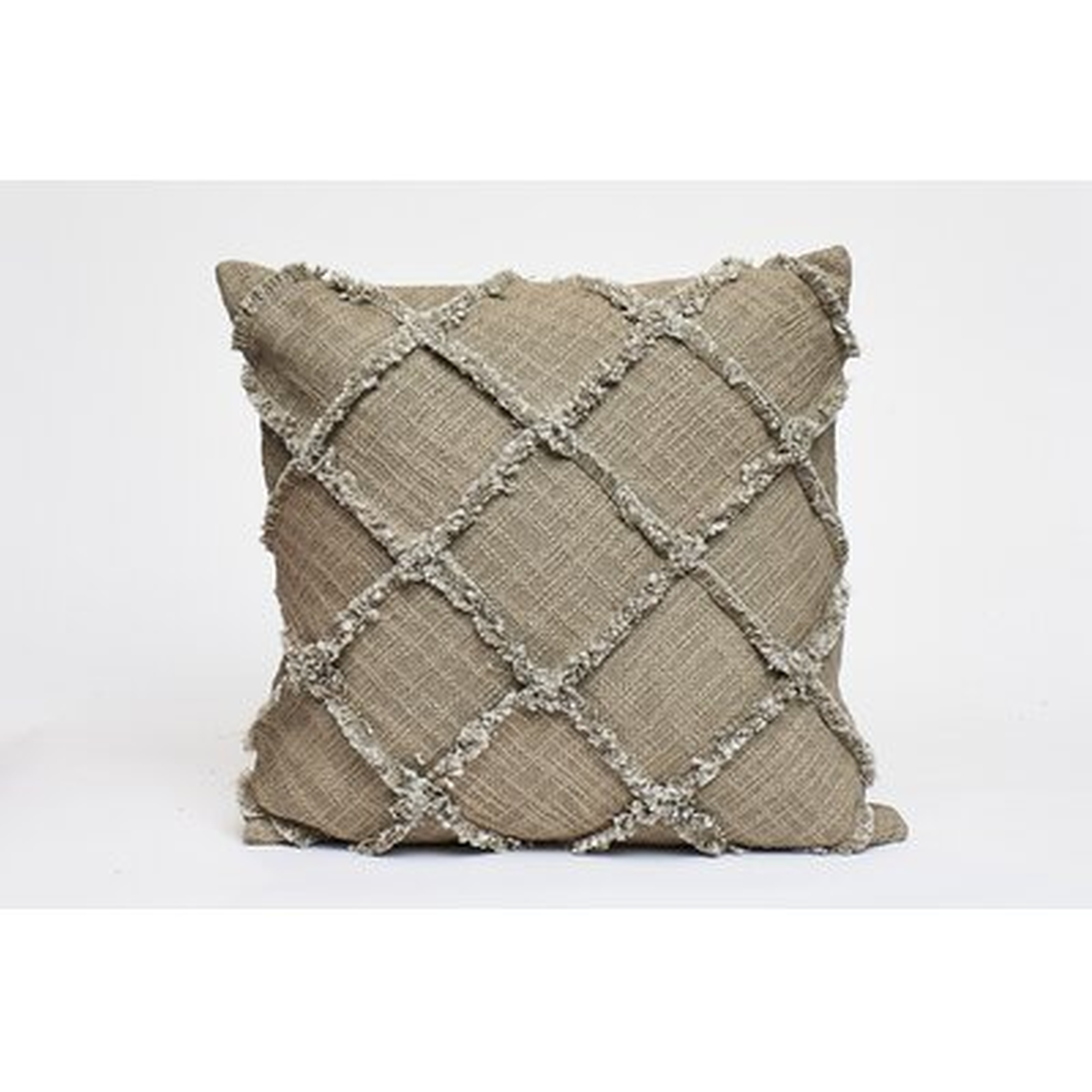 Patch Outline Fridge Square Cotton Pillow Cover & Insert - Wayfair