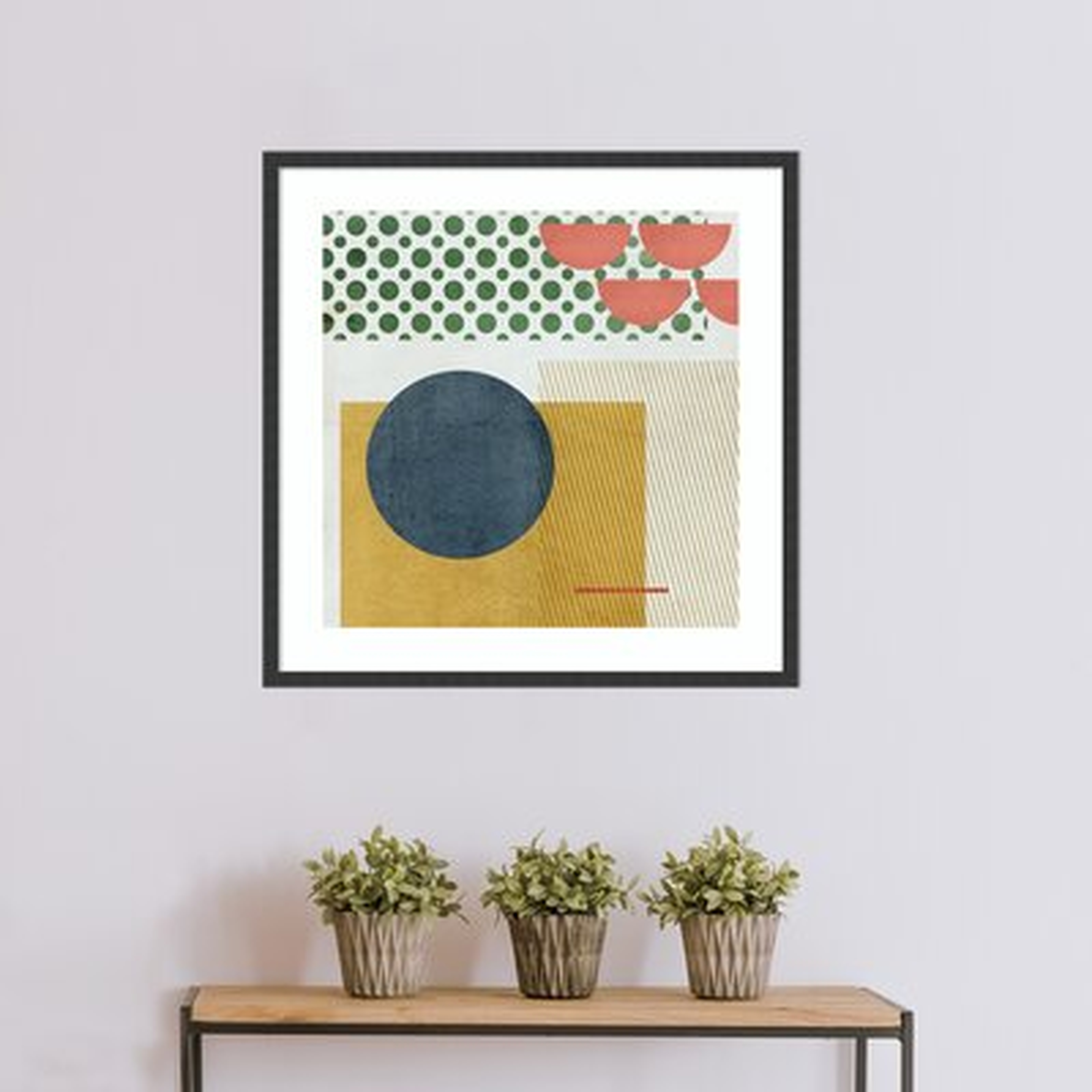 Soleil Rouge II by Melissa Wang - Picture Frame Graphic Art Print - AllModern