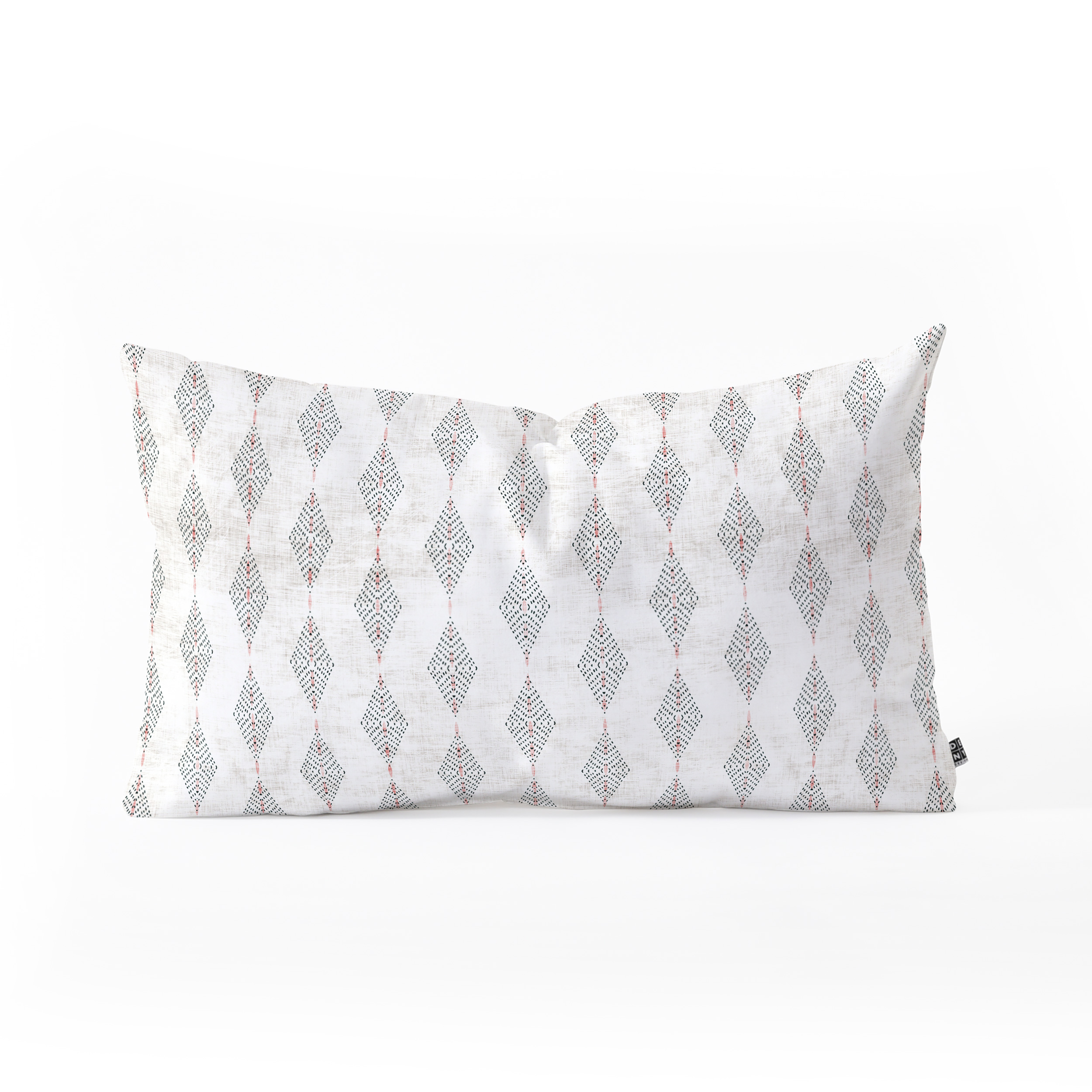 Boho Diamond by Holli Zollinger - Oblong Throw Pillow 24" x 13" - Wander Print Co.