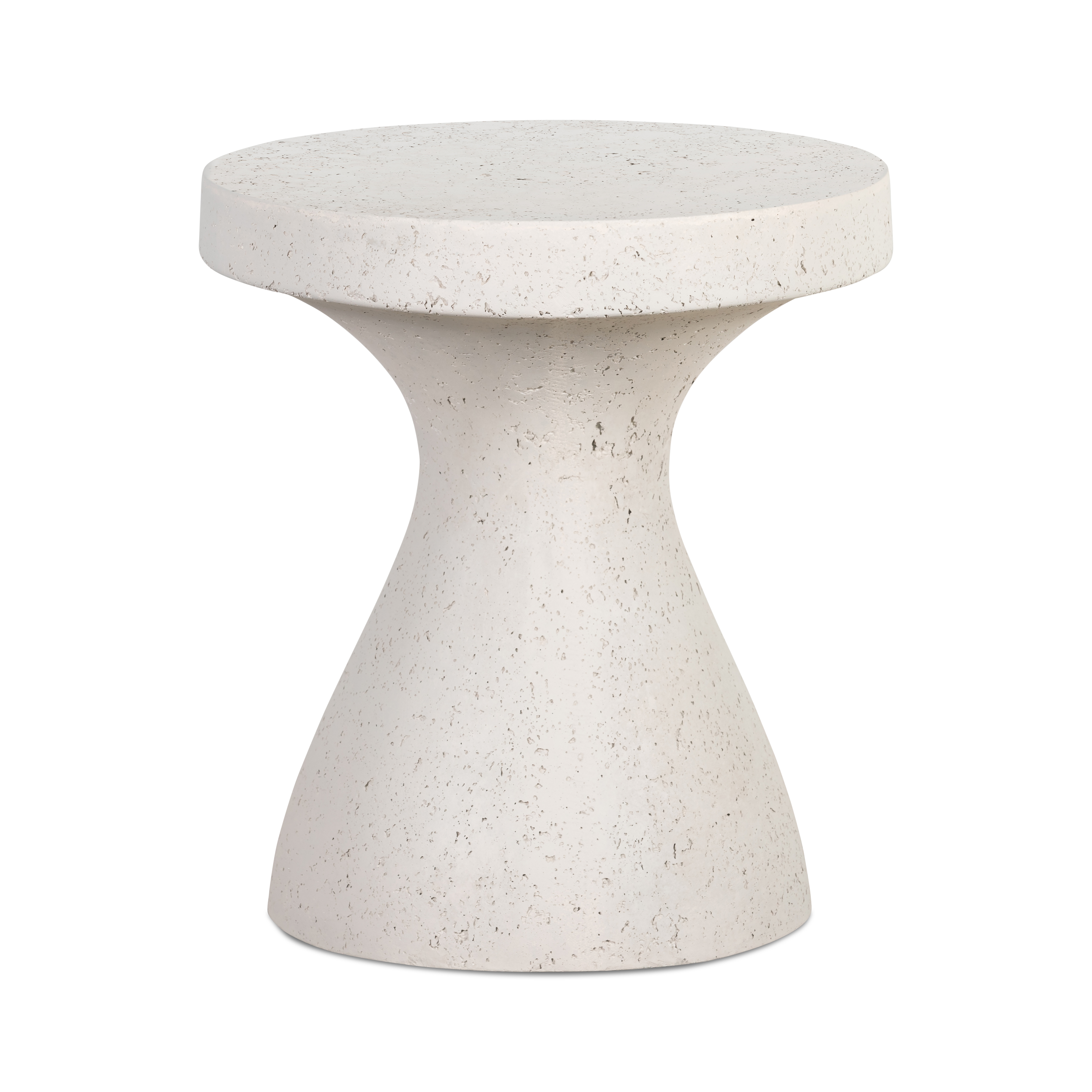 Koda Outdoor End Table-Textured Grey - Four Hands