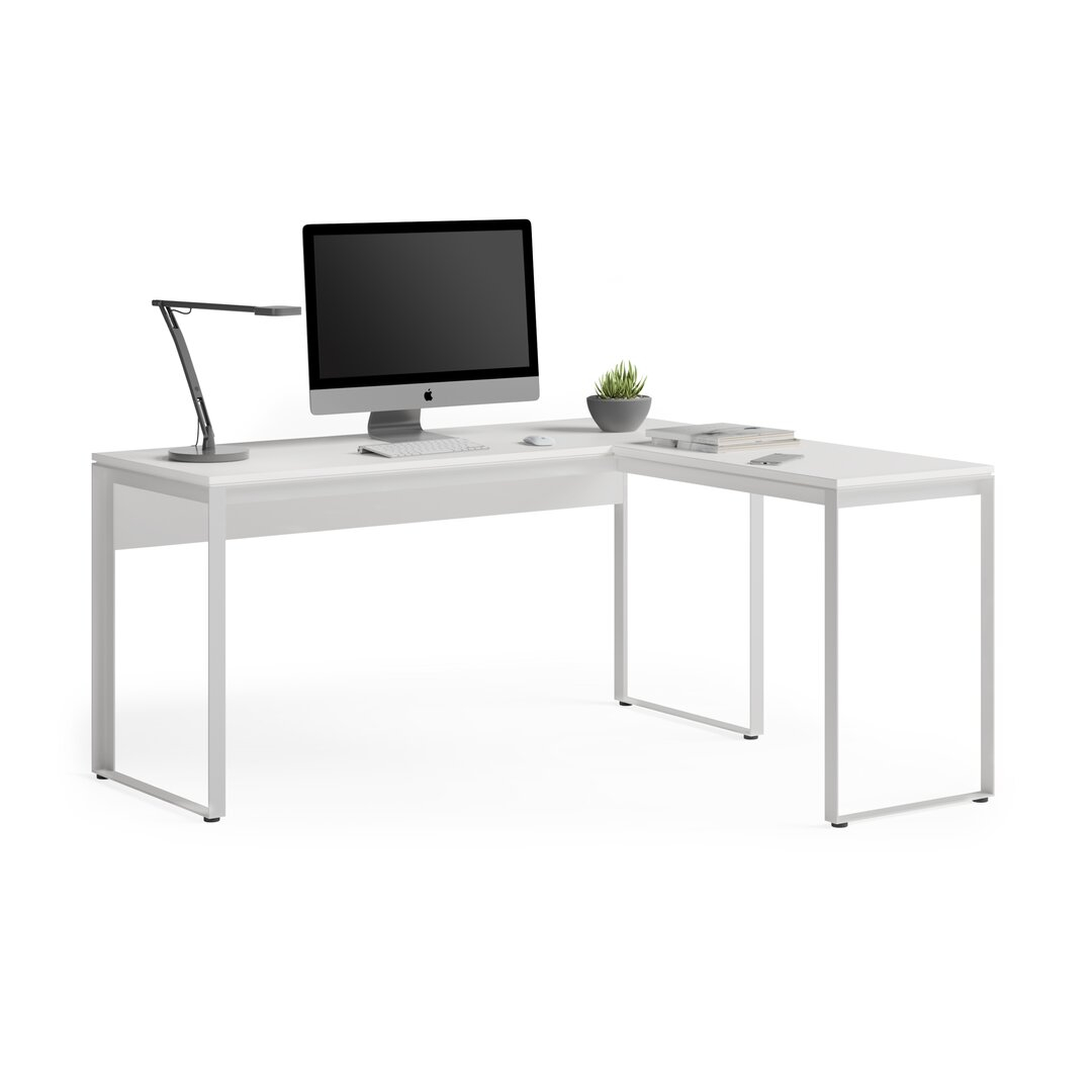 BDI Linea™ Office Work L-Shaped Writing Desk - Perigold