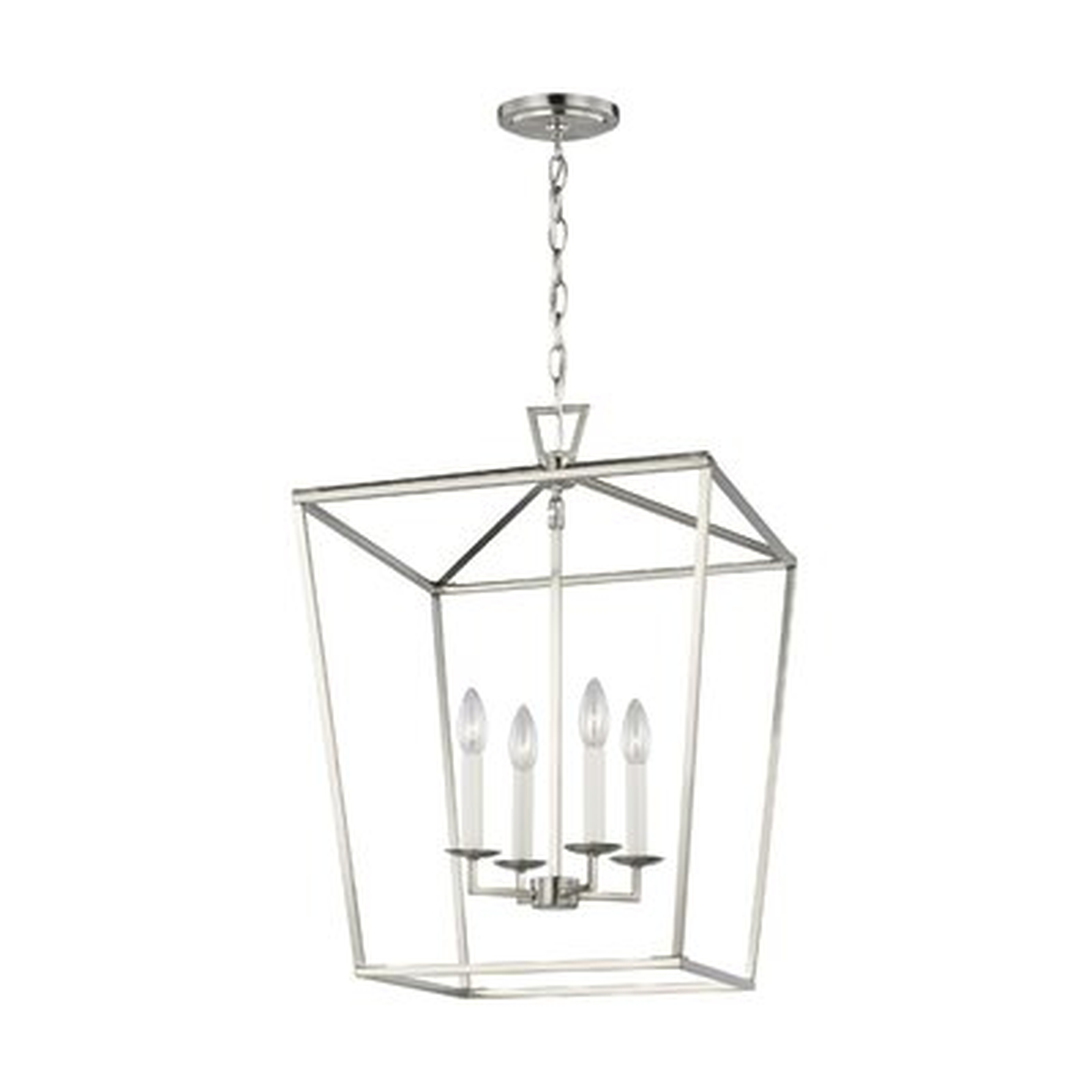 Ridgewell 4 - Light Lantern Square LED Chandelier- Back in Stock Apr 20, 2021. - Wayfair
