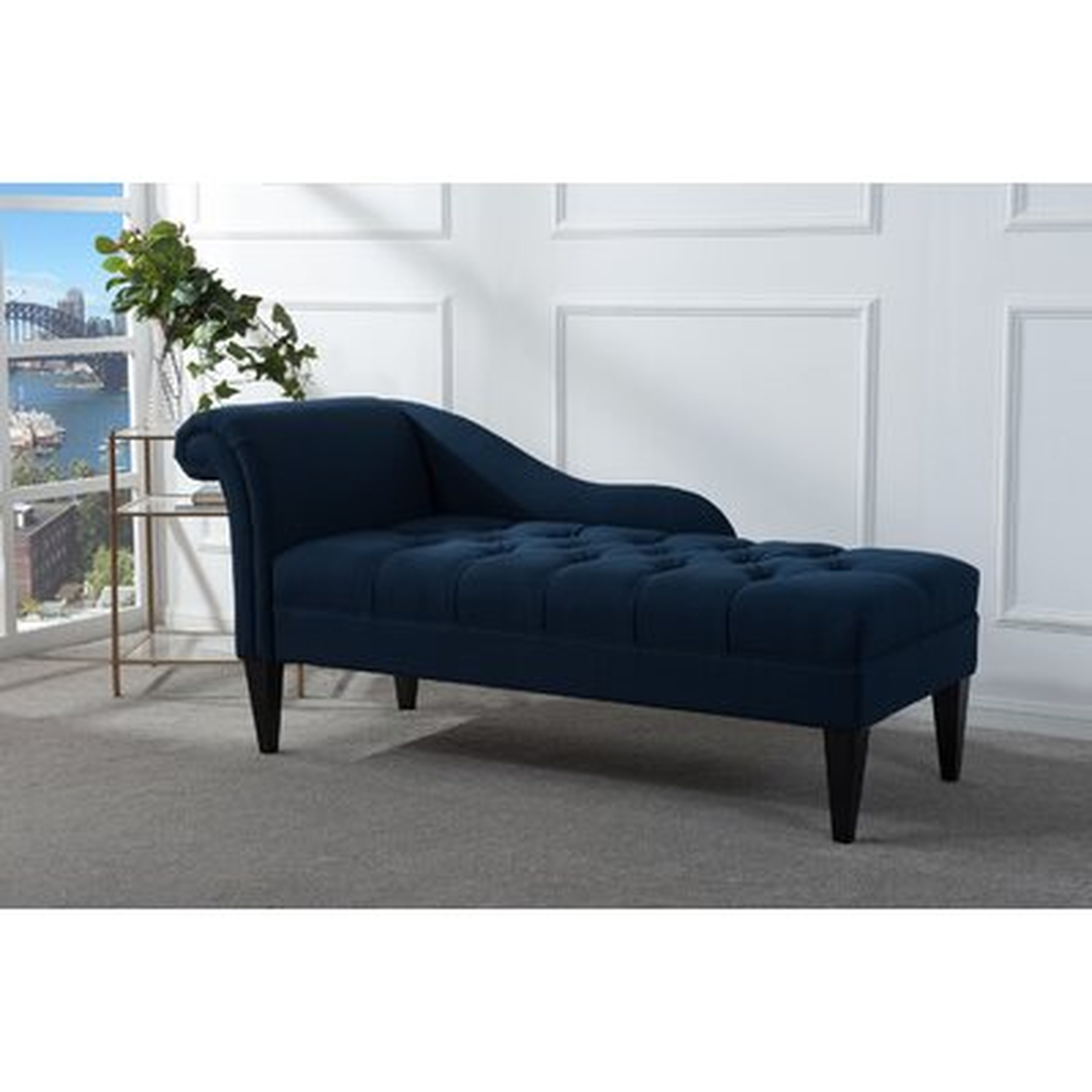 Jeppesen Tufted Right Recessed Arms Chaise Lounge - Wayfair