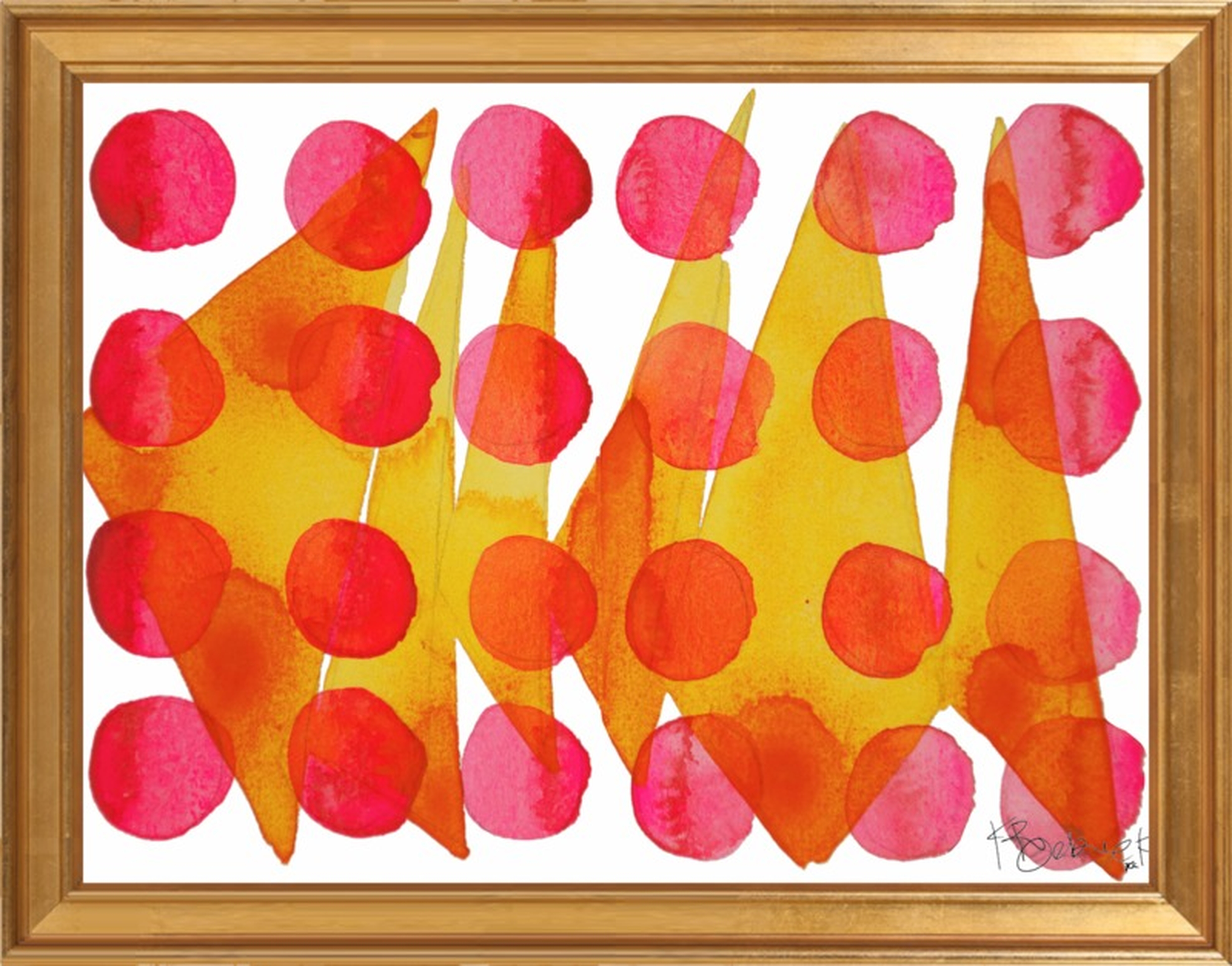 Polkadot Pattern by Kate Roebuck for Artfully Walls - Artfully Walls