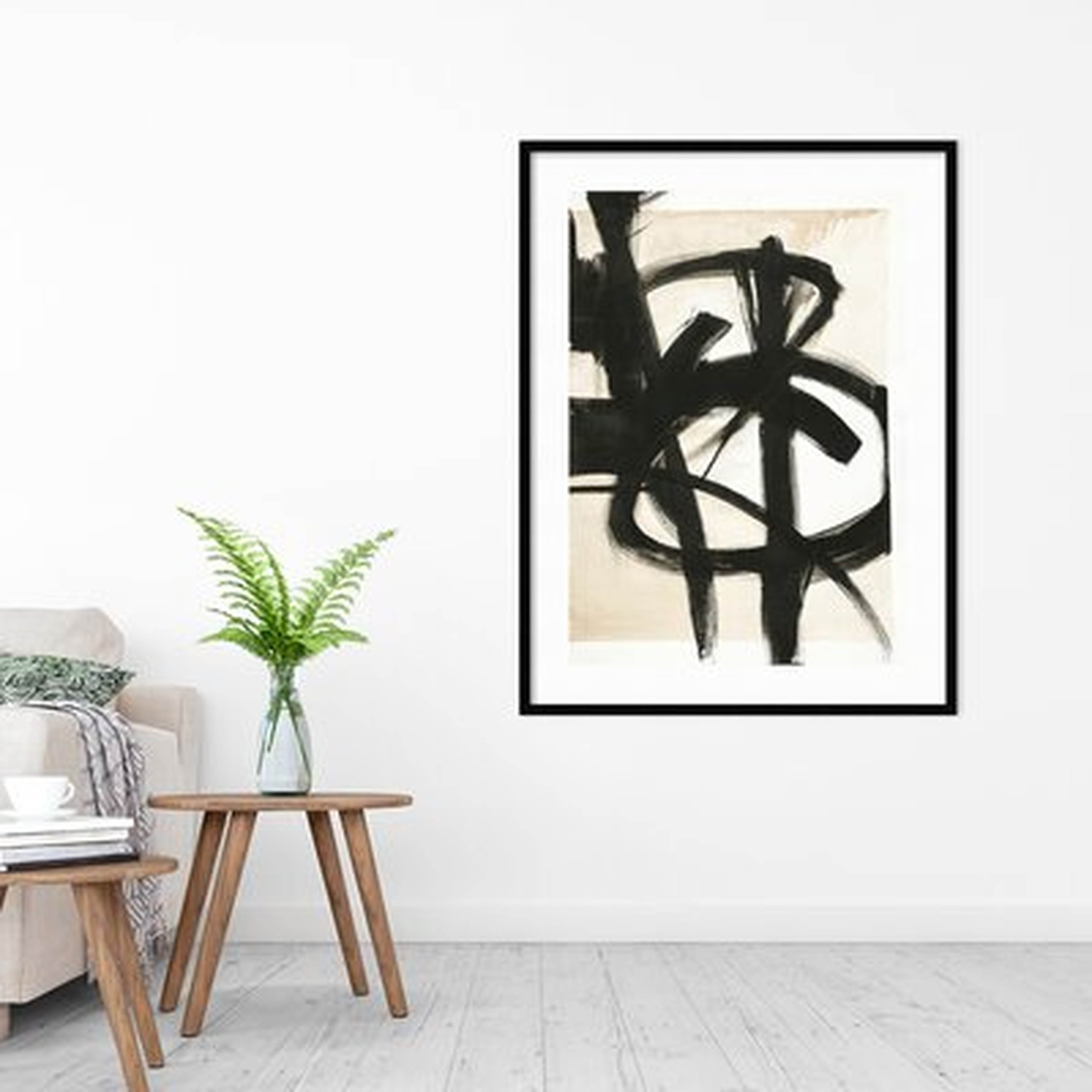 Graphical Shapes 7 by Design Fabrikken - Picture Frame Graphic Art Print on Paper - AllModern