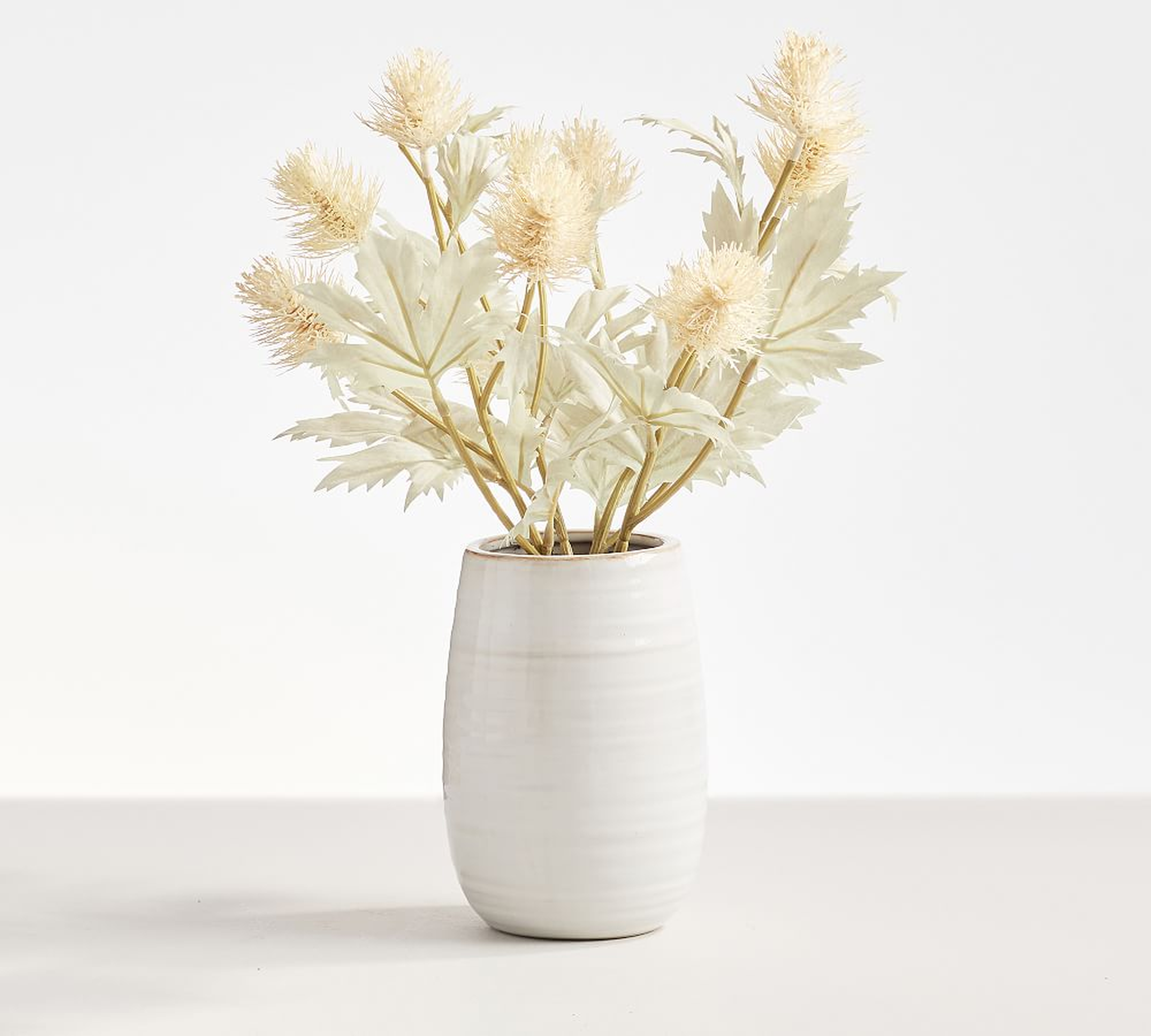 Composed Thistle, Small, Gold - Pottery Barn
