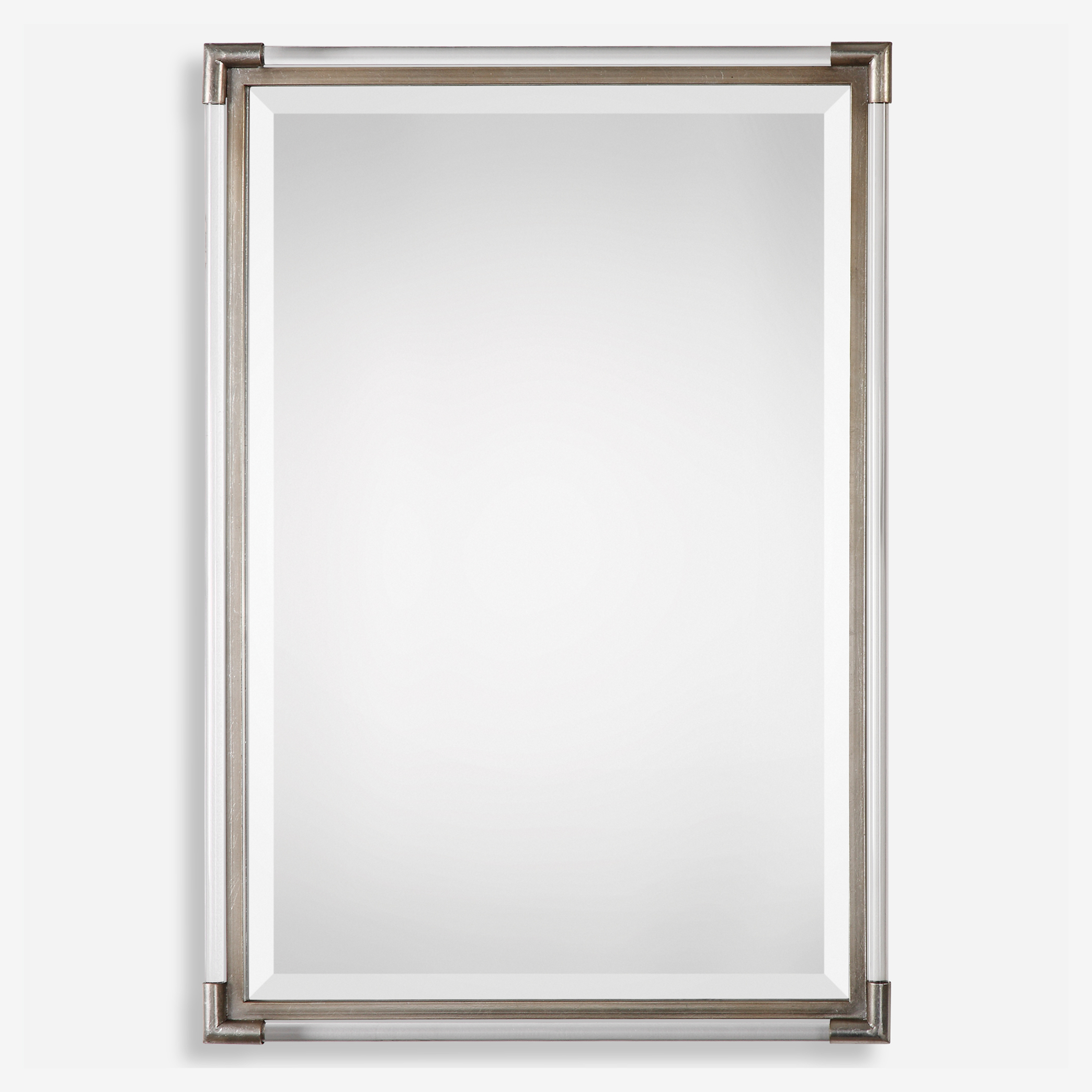 Mackai Metallic Silver Mirror - Uttermost