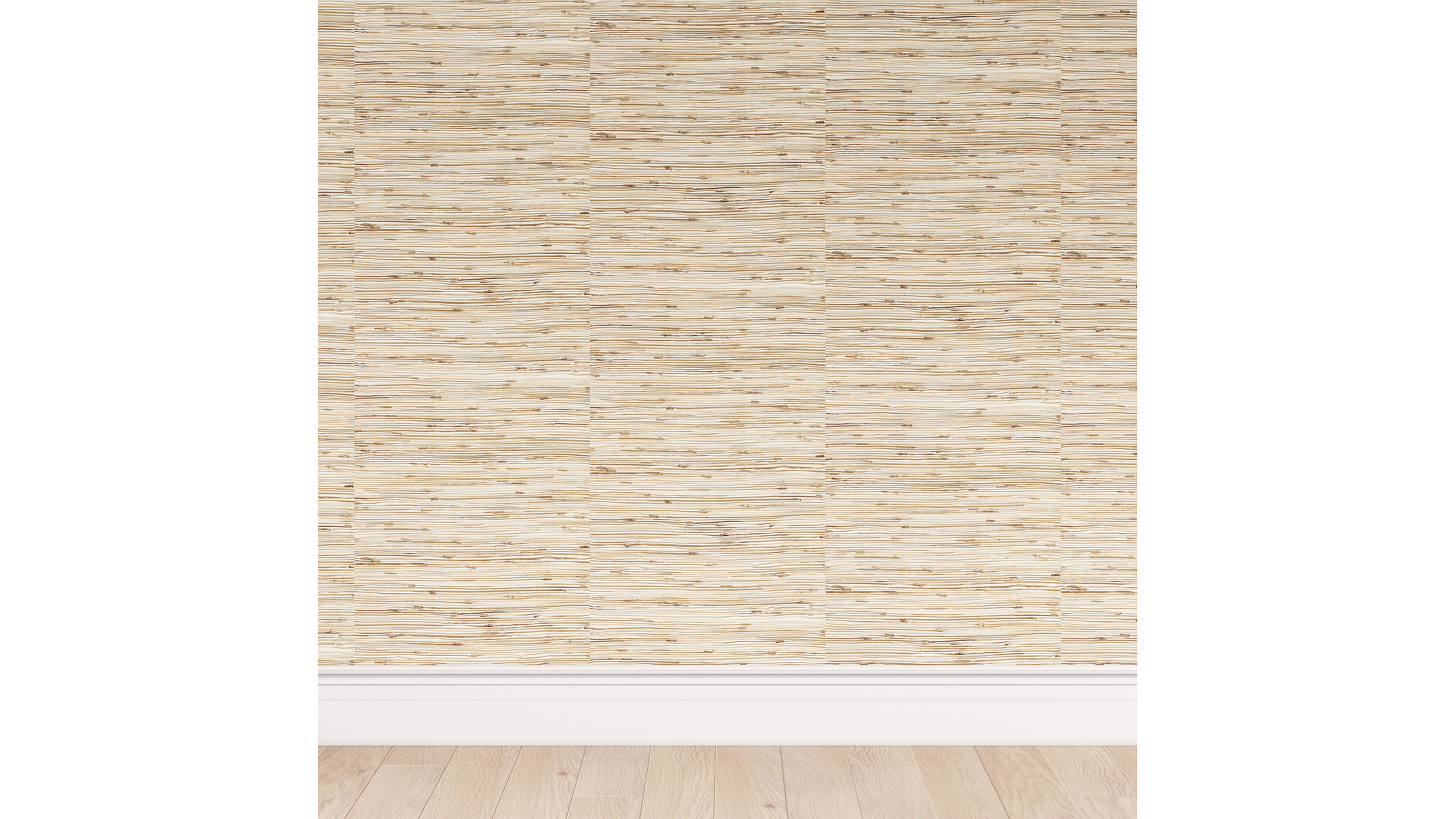 Grasscloth Wallpaper, Natural Raffia - The Inside