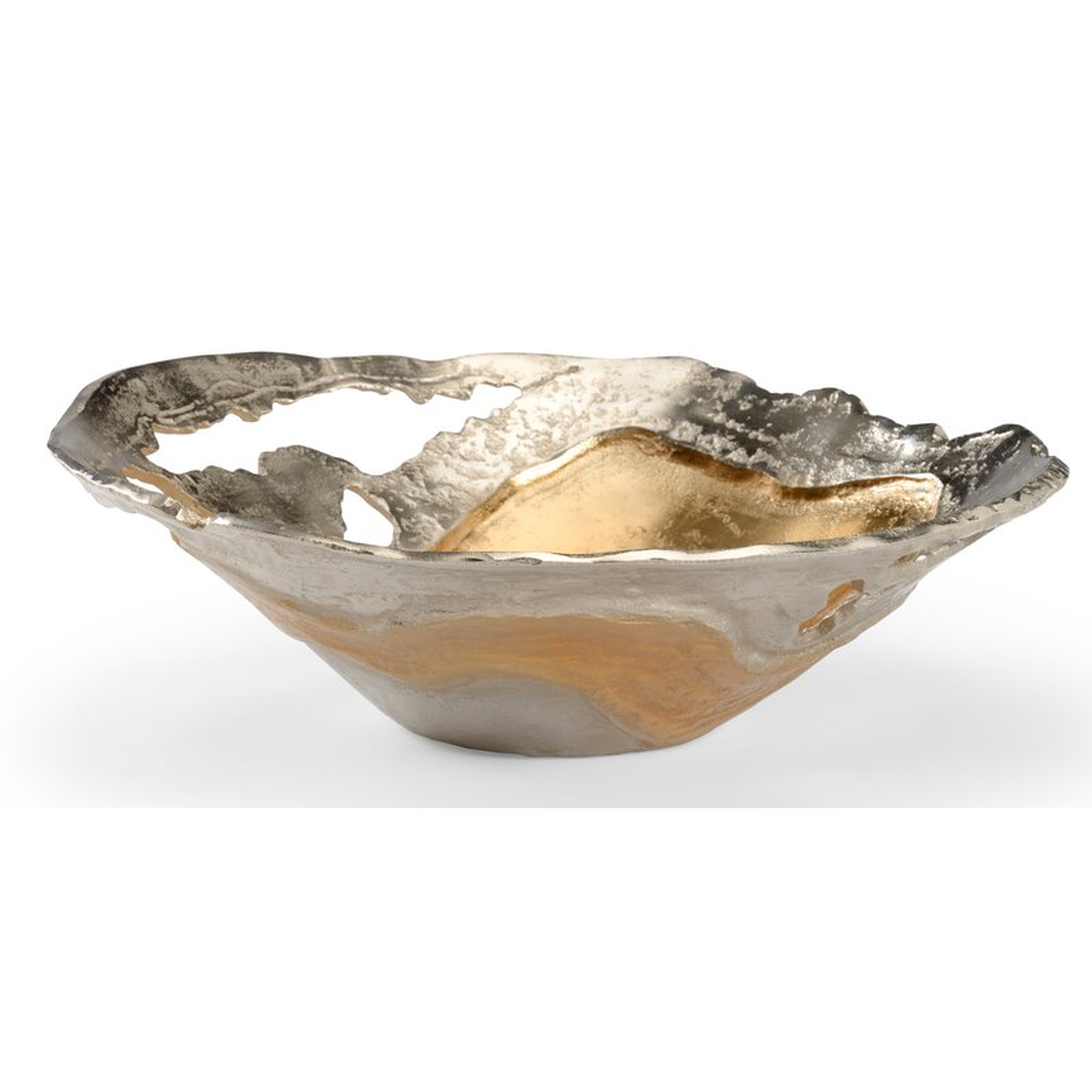 Wildwood Van Metal Abstract Decorative Bowl - Perigold