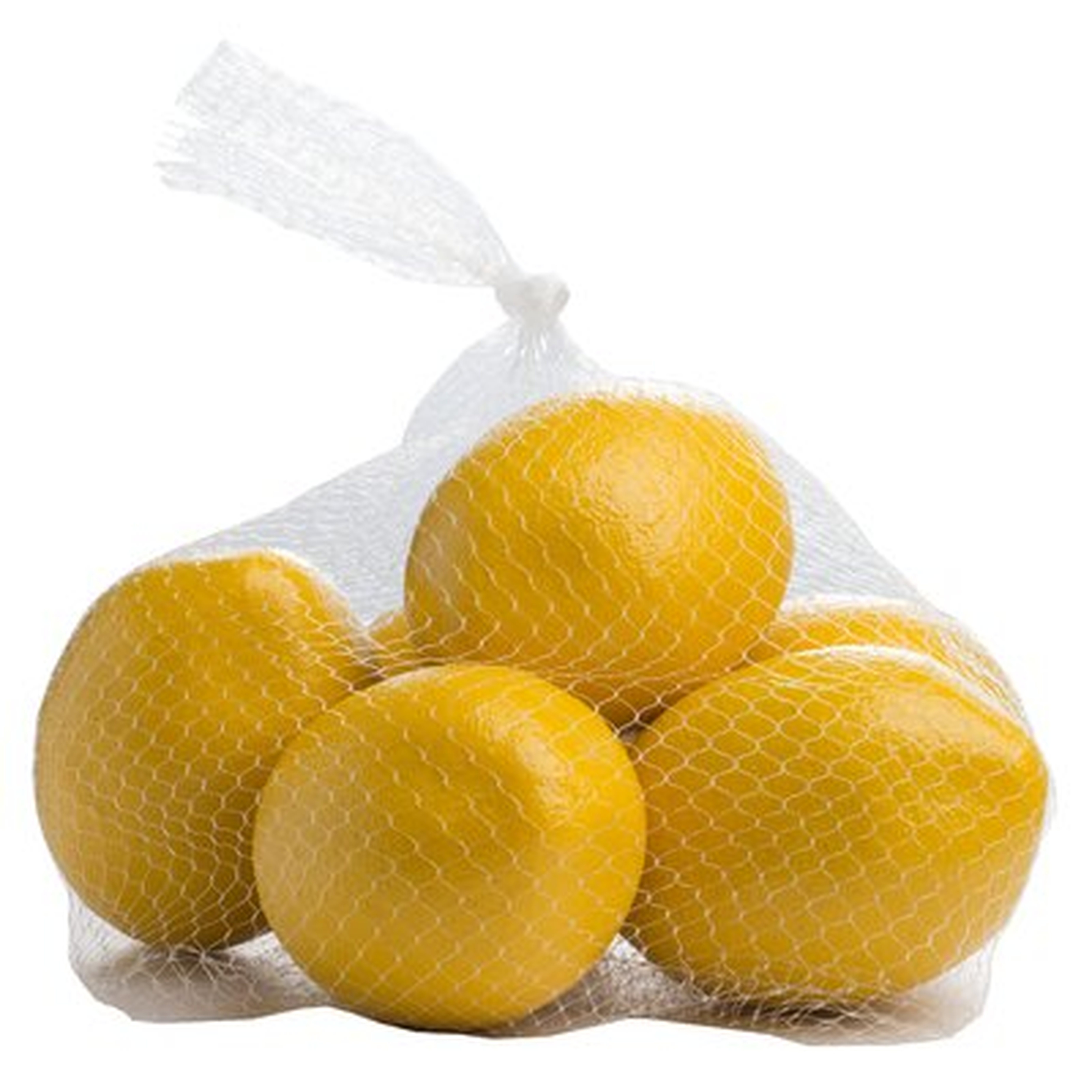 Seren Bag of Six Faux Lemons - Yellow - Wayfair
