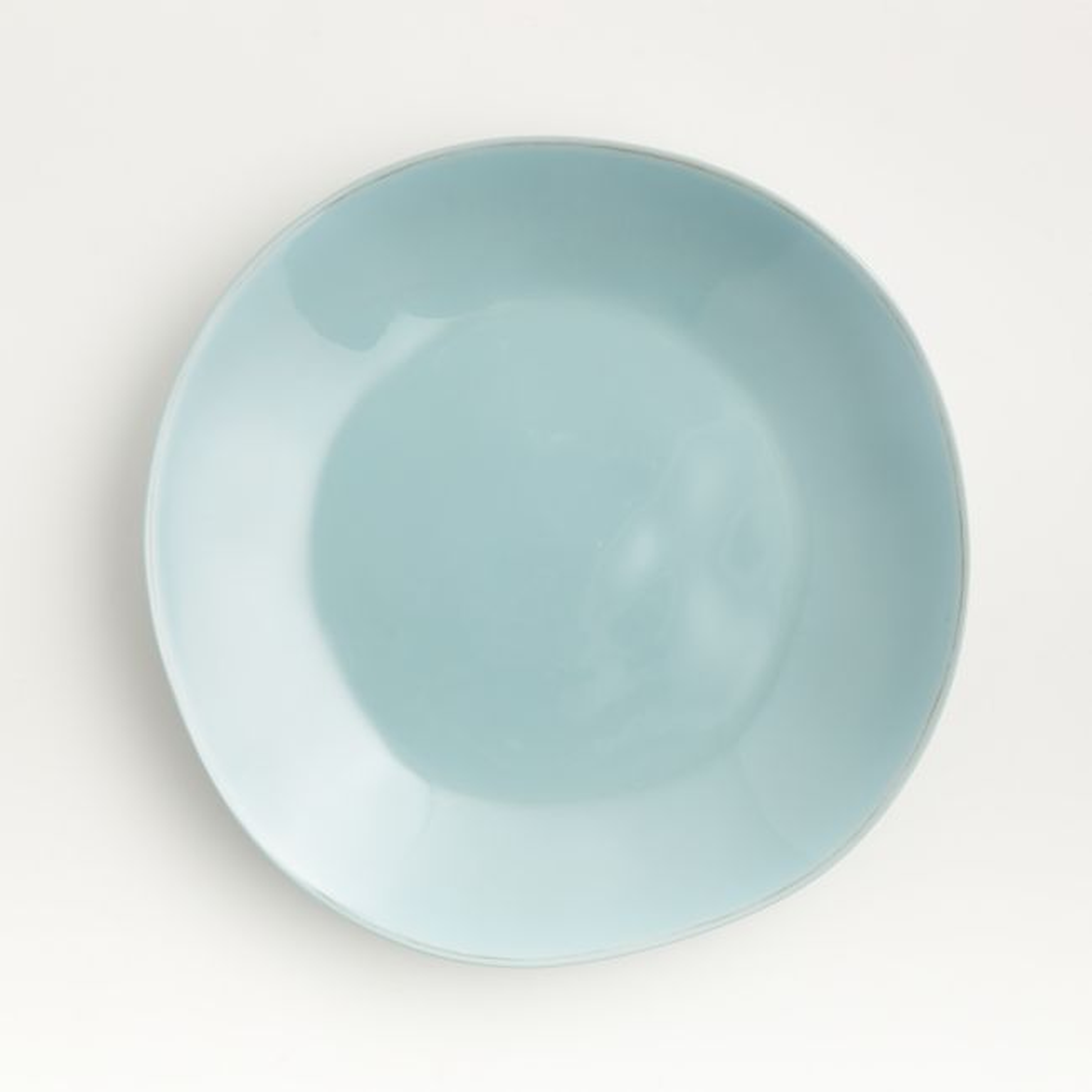 Marin Blue Outdoor Melamine Dinner Plate - Crate and Barrel
