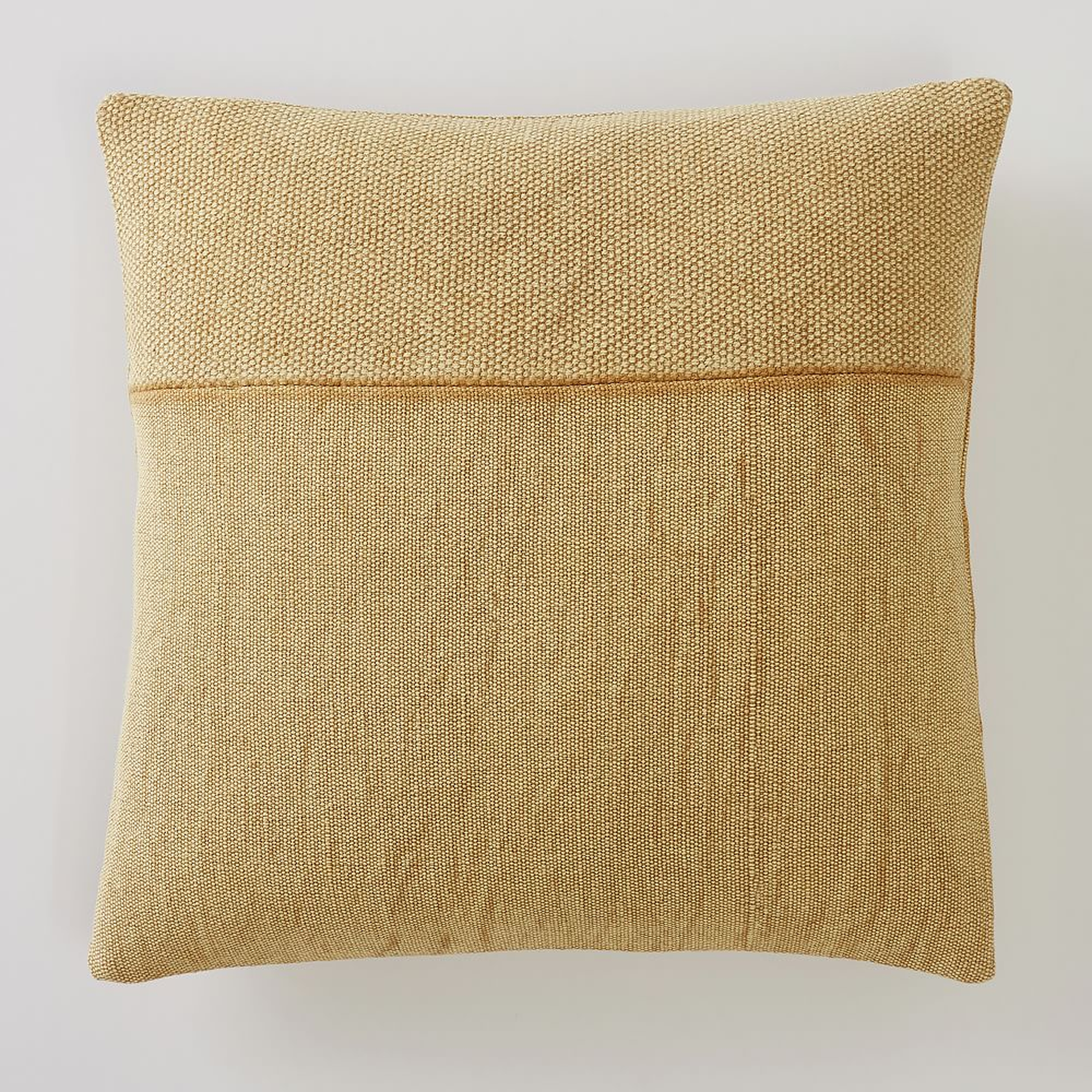 WE Cotton Canvas Pillow Cover & Insert, Horseradish, 18" x 18" - Pottery Barn Teen