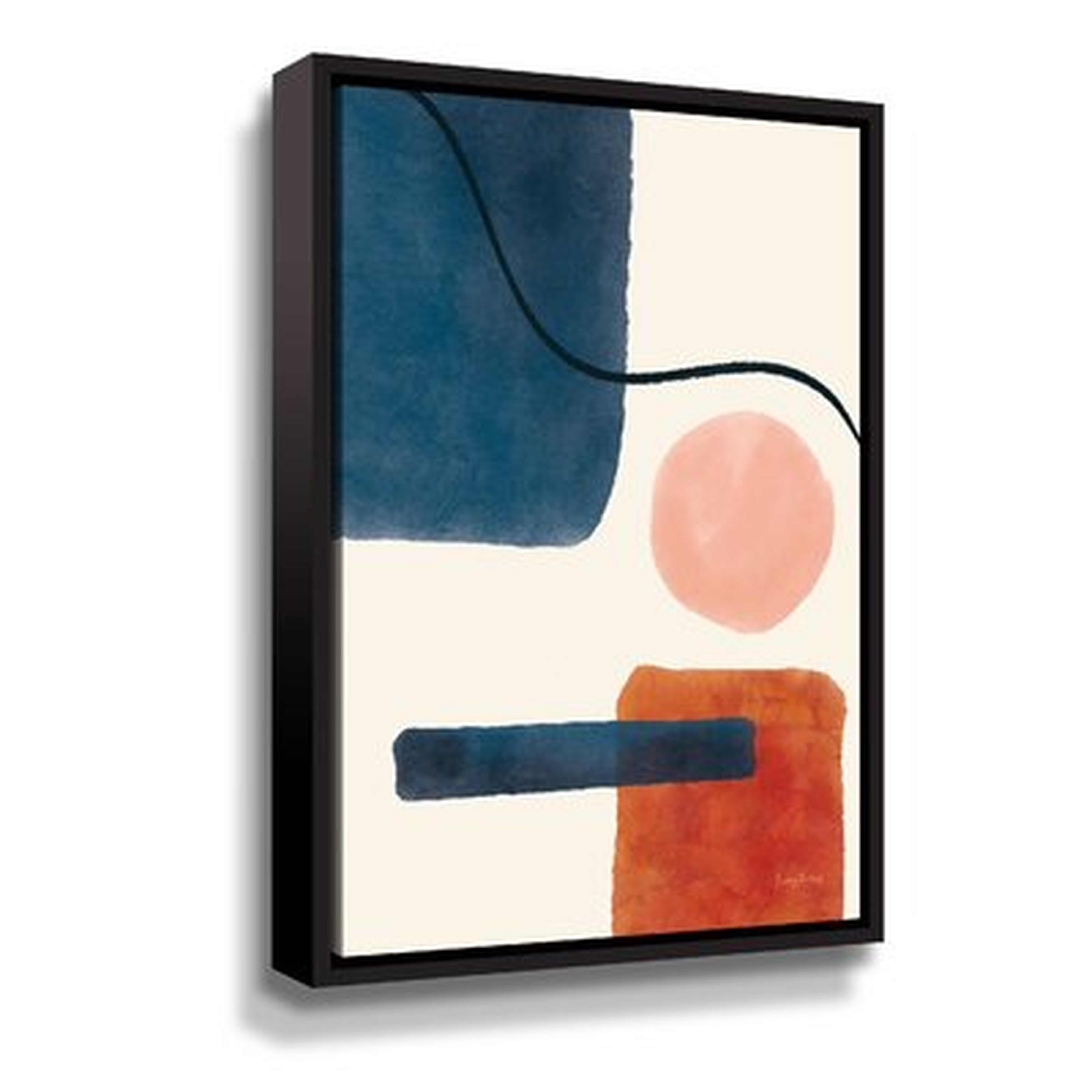 Geo Abstract I - Bold Art on Canvas - Wayfair