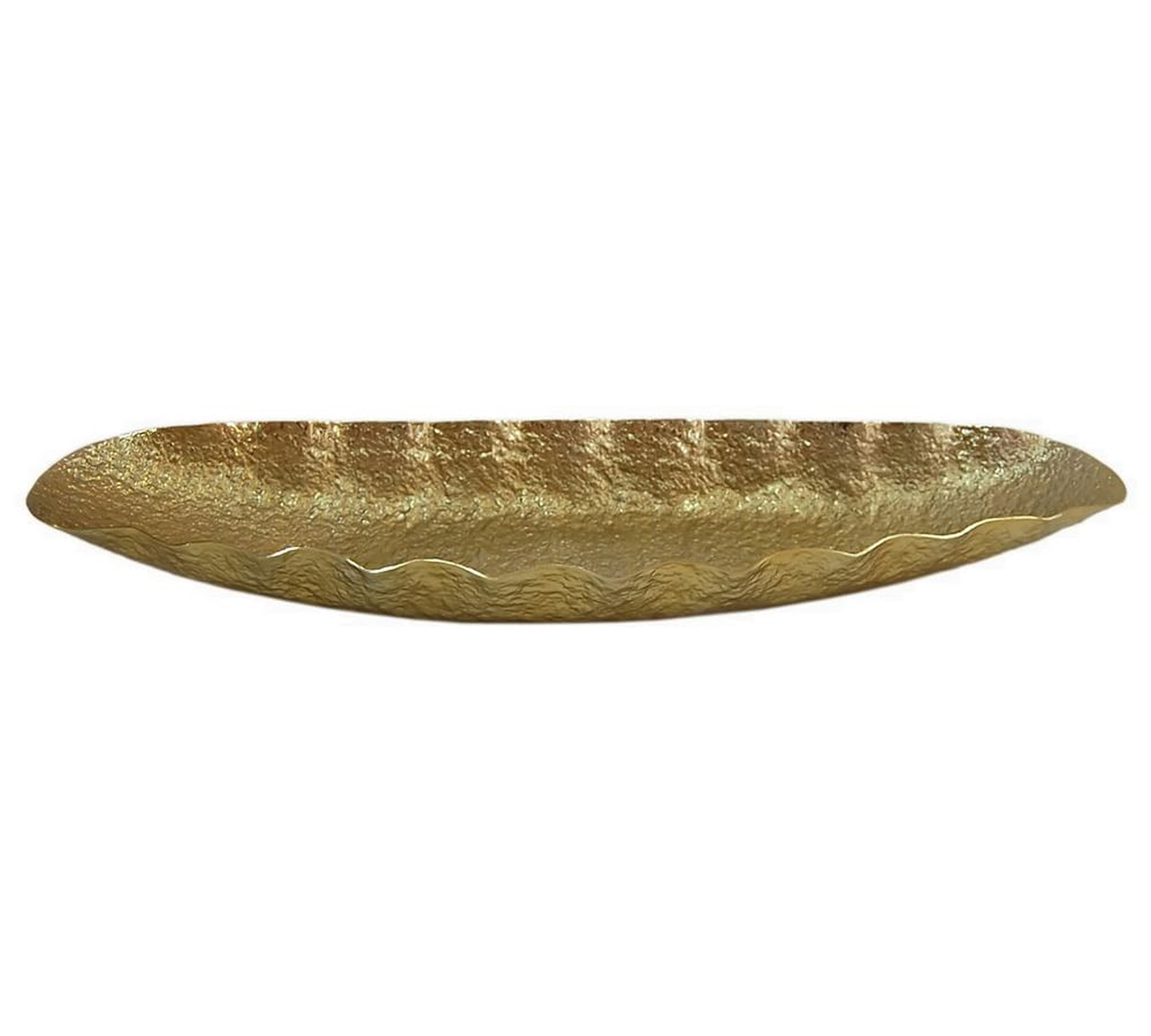Camille Brass Oval Tray - Pottery Barn