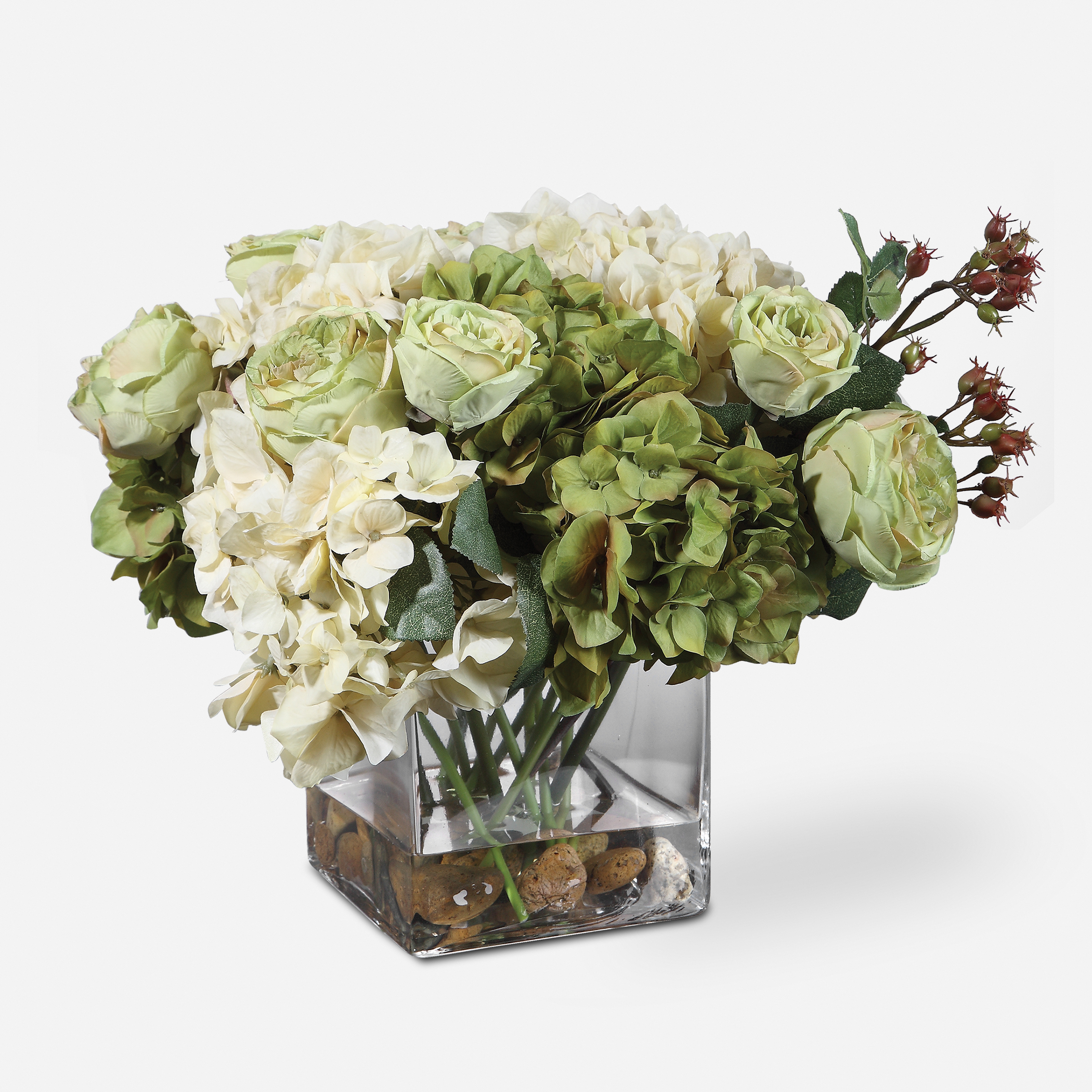 Cecily Hydrangea Bouquet - Uttermost