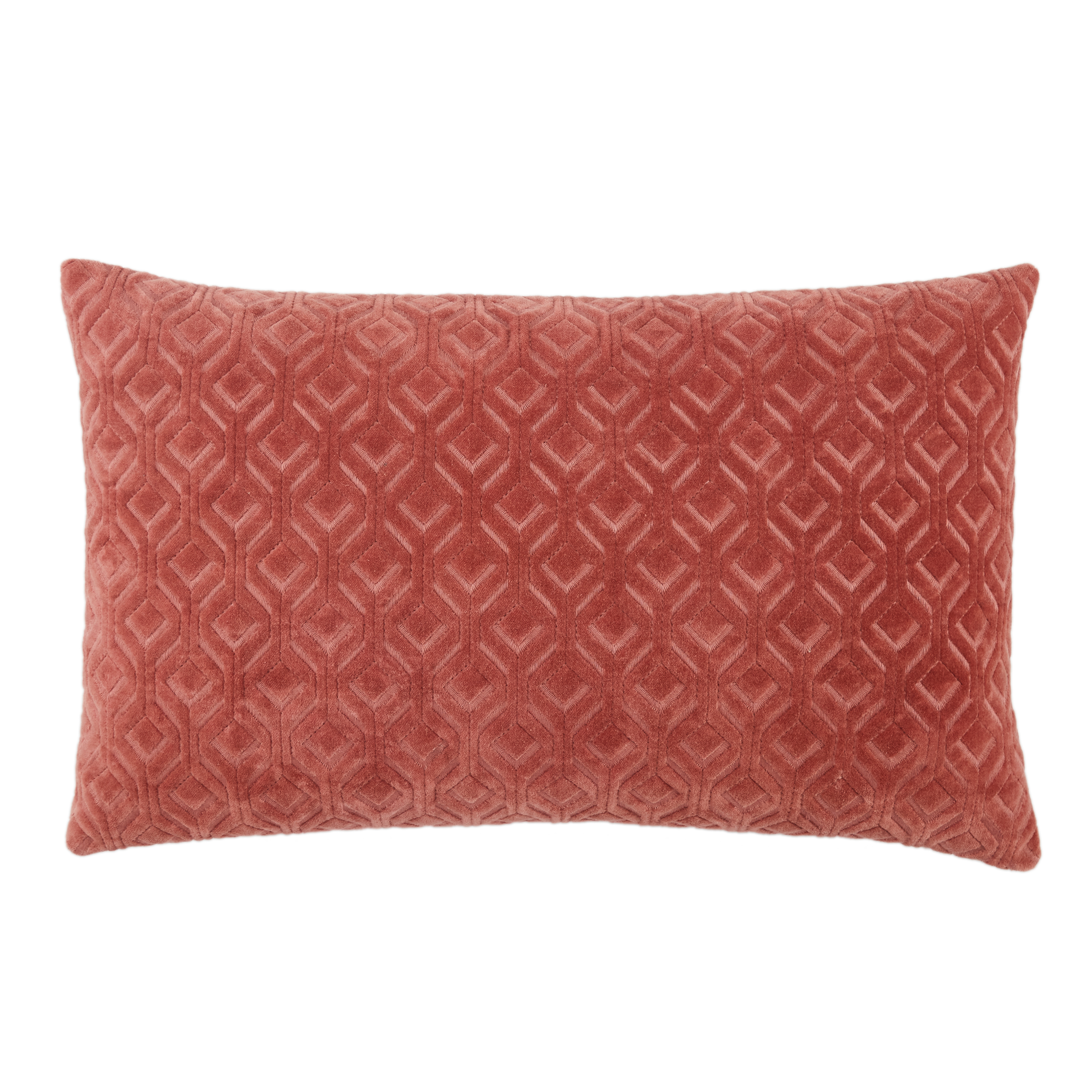 Design (US) Dark Pink 13"X21" Pillow with poly insert - Jaipur Living