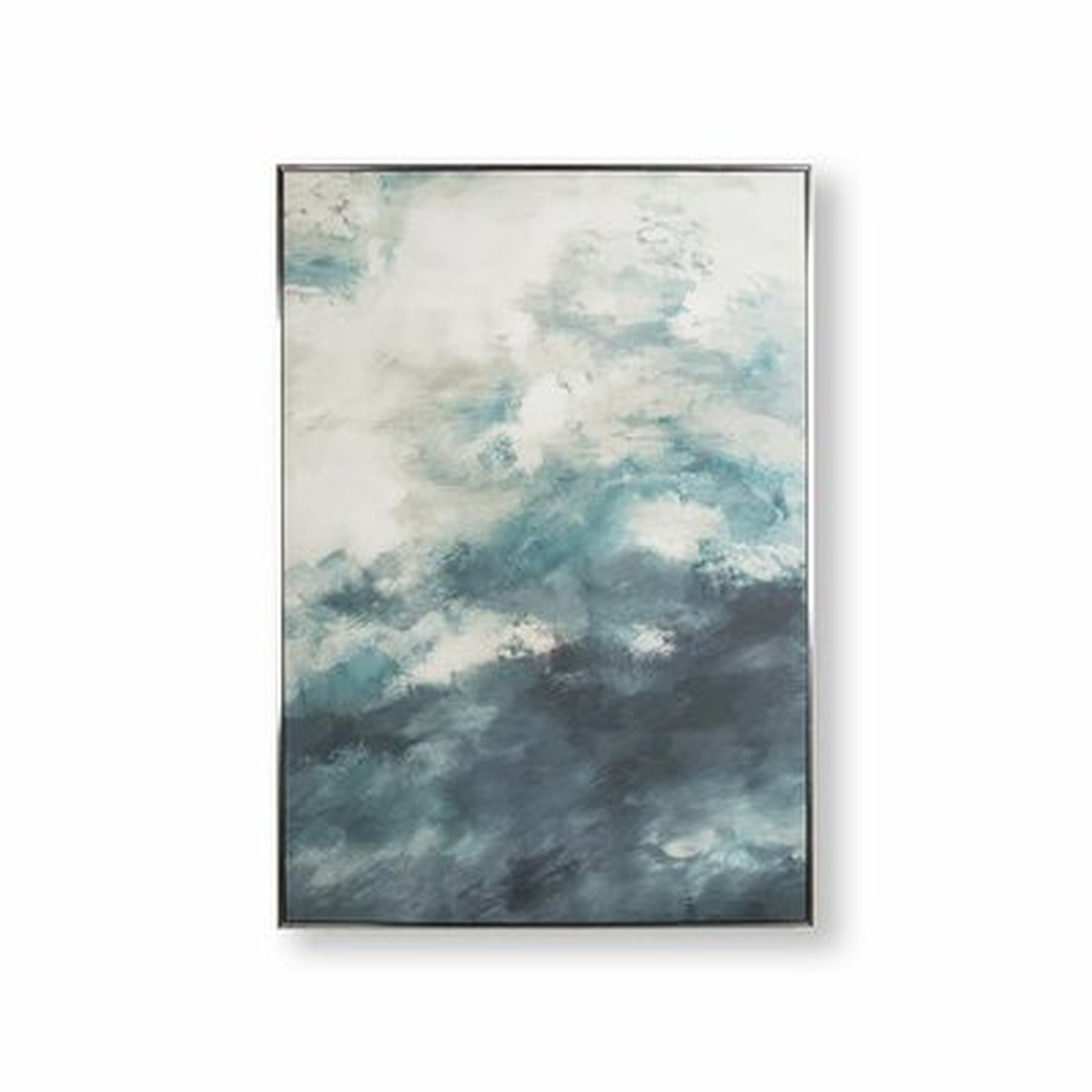 'Skies' - Picture Frame Painting Print on Canvas - Wayfair