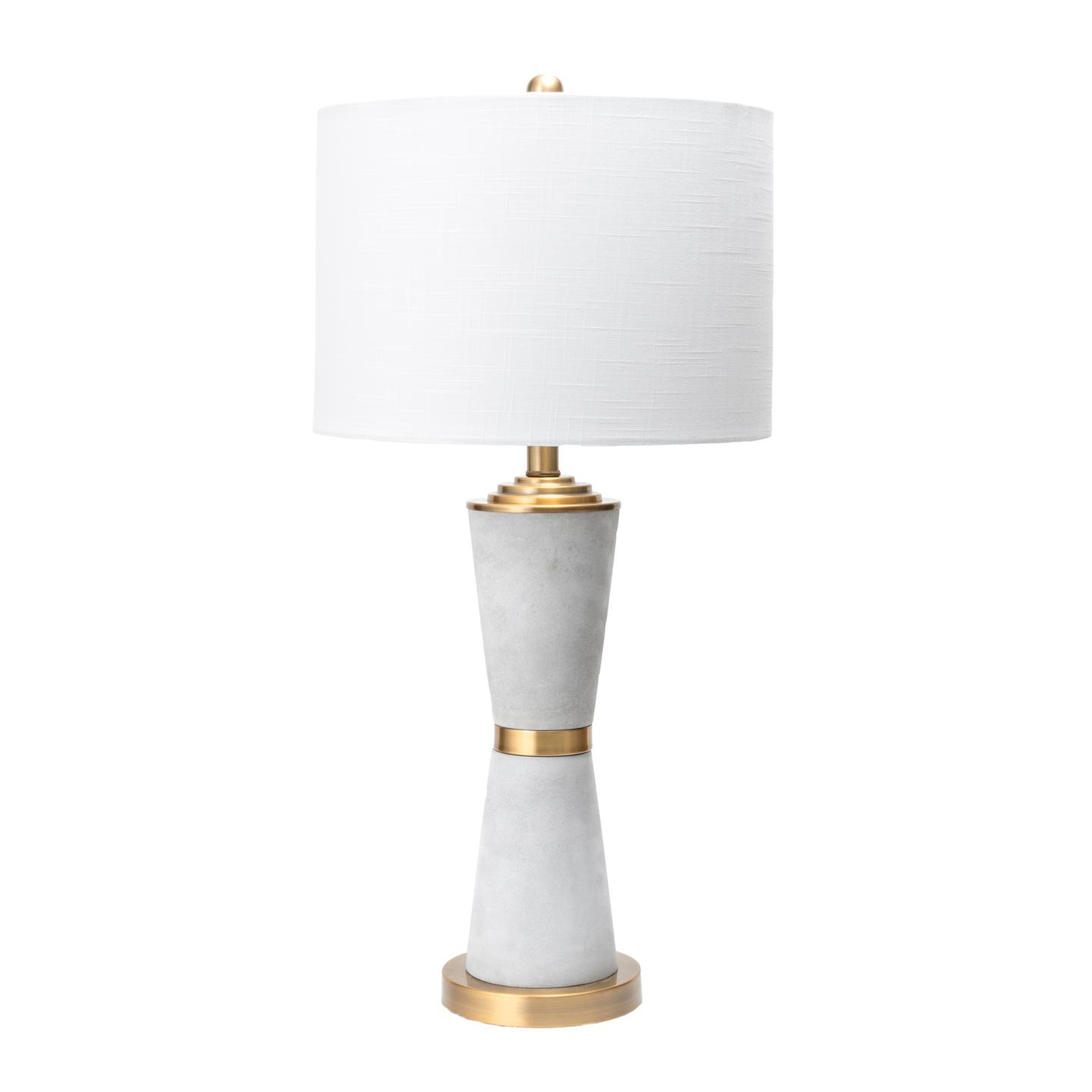Pacific Cement Table Lamp, 29" - Loom 23