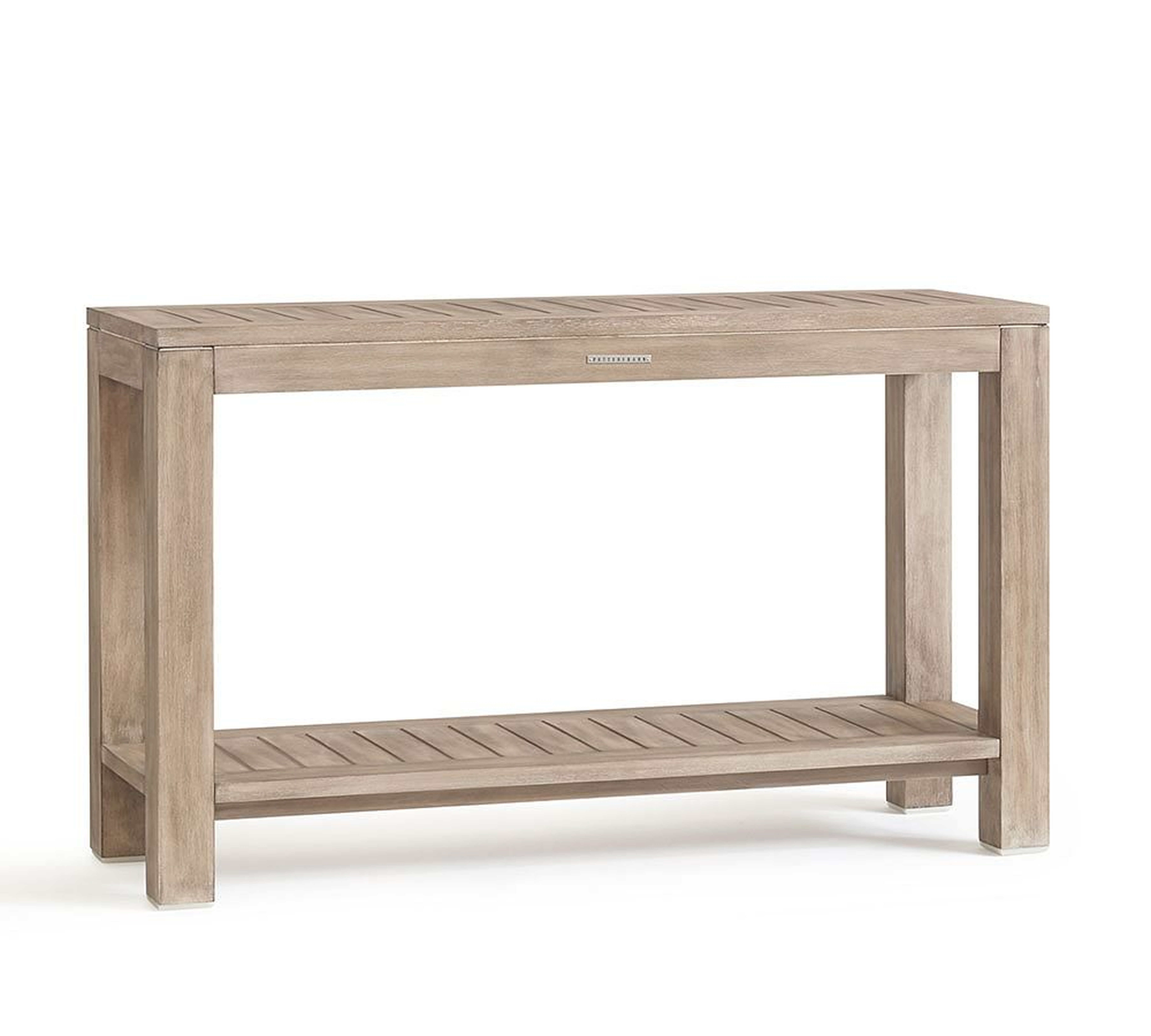 Indio Console Table, Weathered Gray - Pottery Barn