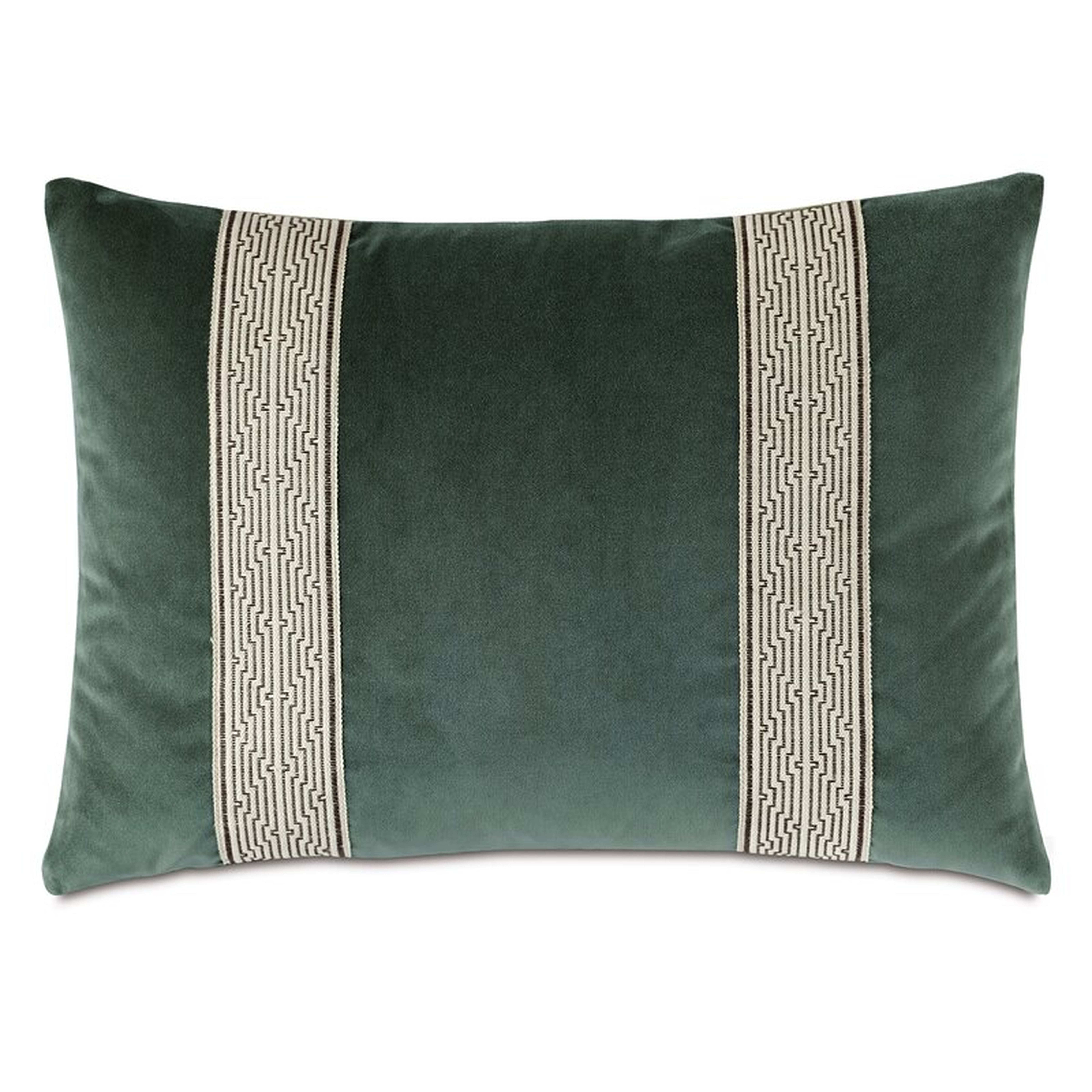 Eastern Accents Echo Velvet Lumbar Pillow Cover & Insert - Perigold