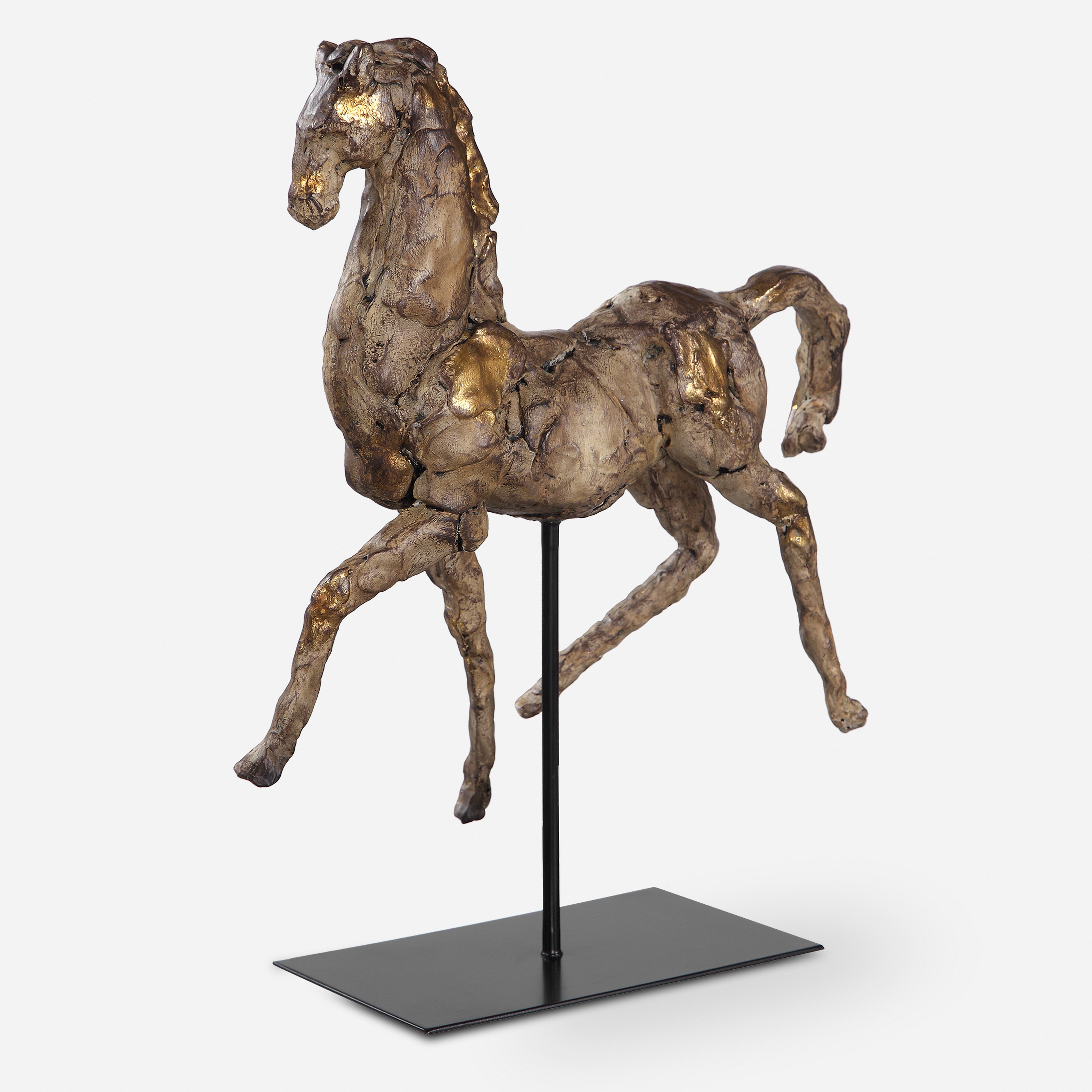 Caballo Dorado Horse Sculpture - Uttermost