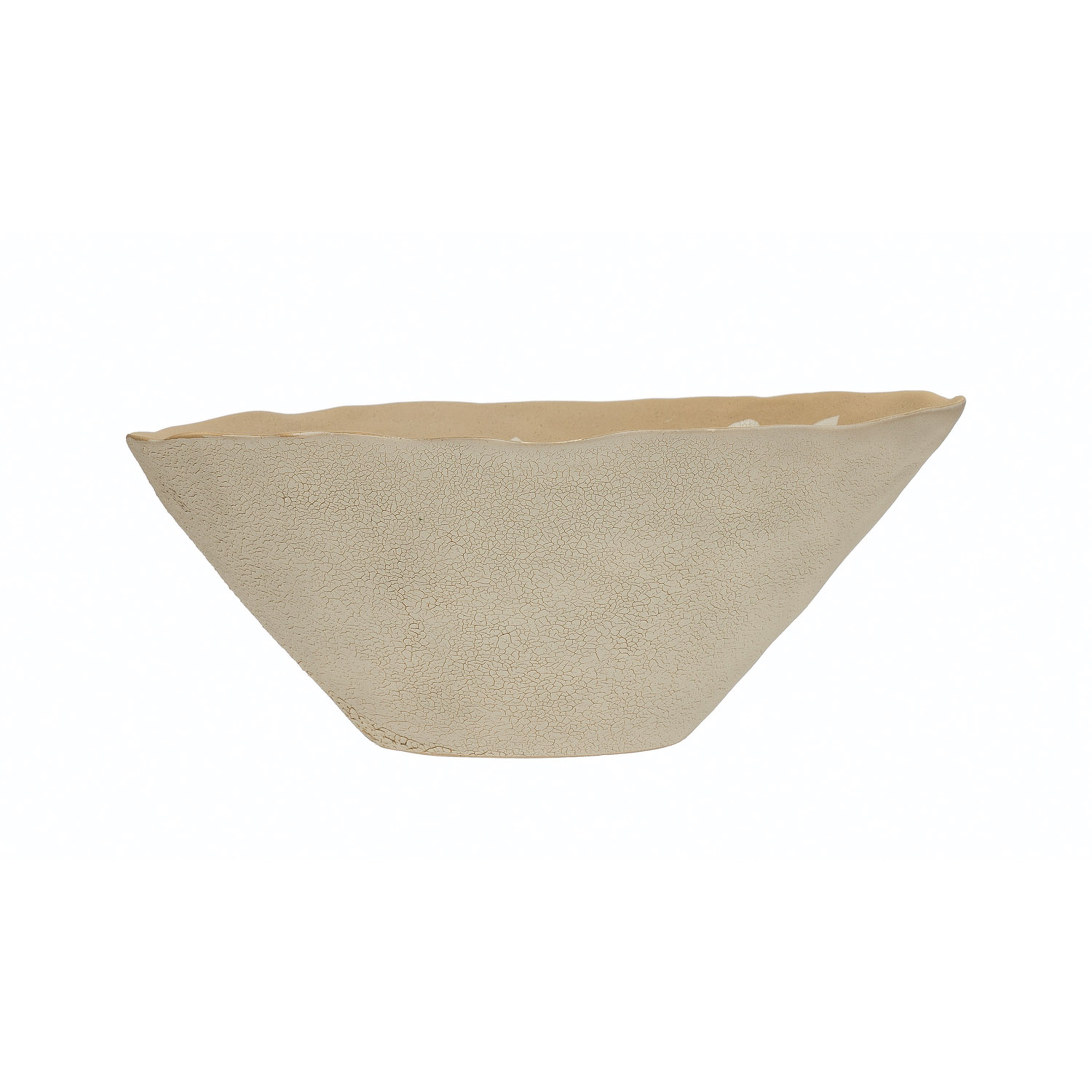 Decorative Stoneware Bowl with Organic Design - Bloomingville