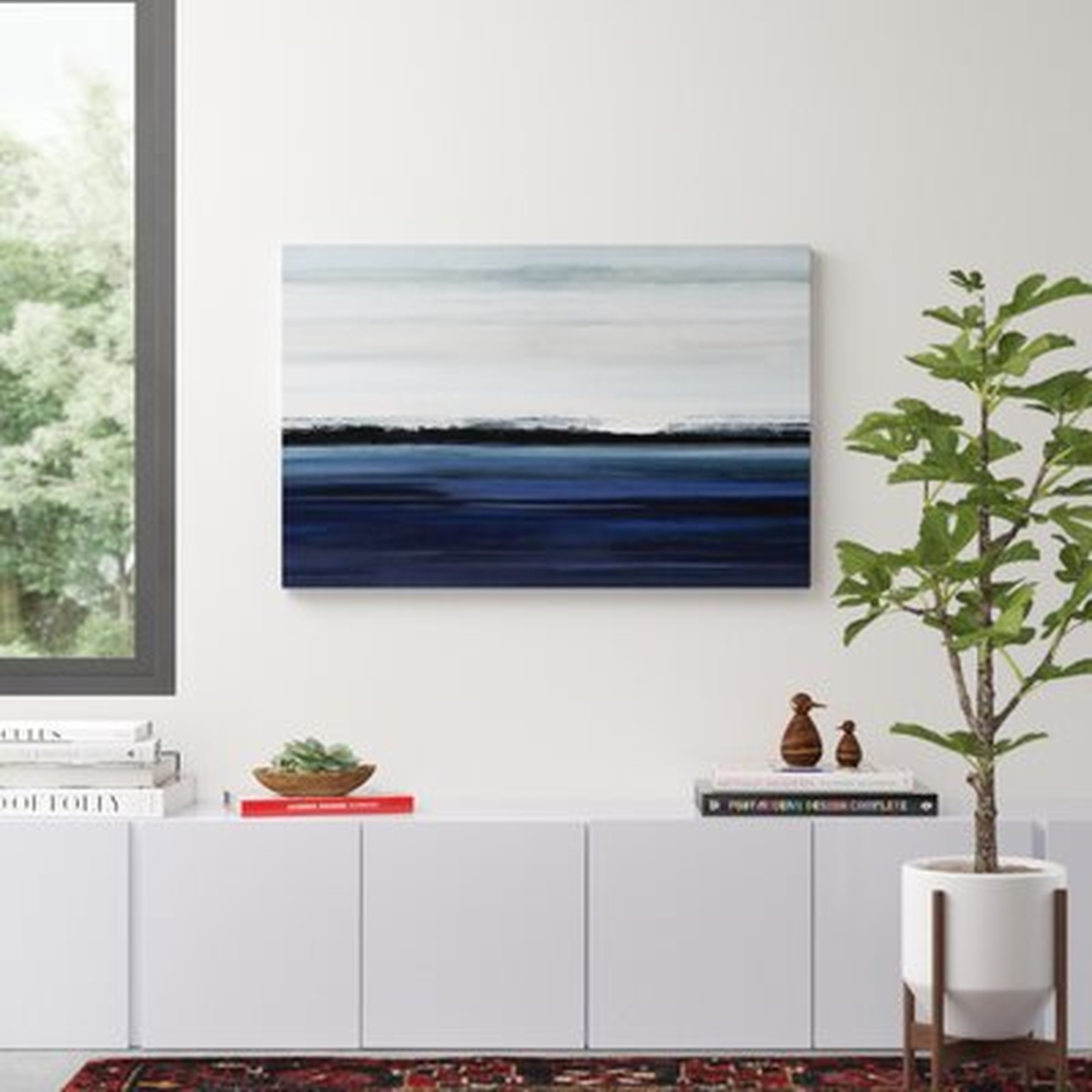 'At the Edge' Painting Print on Wrapped Canvas - AllModern
