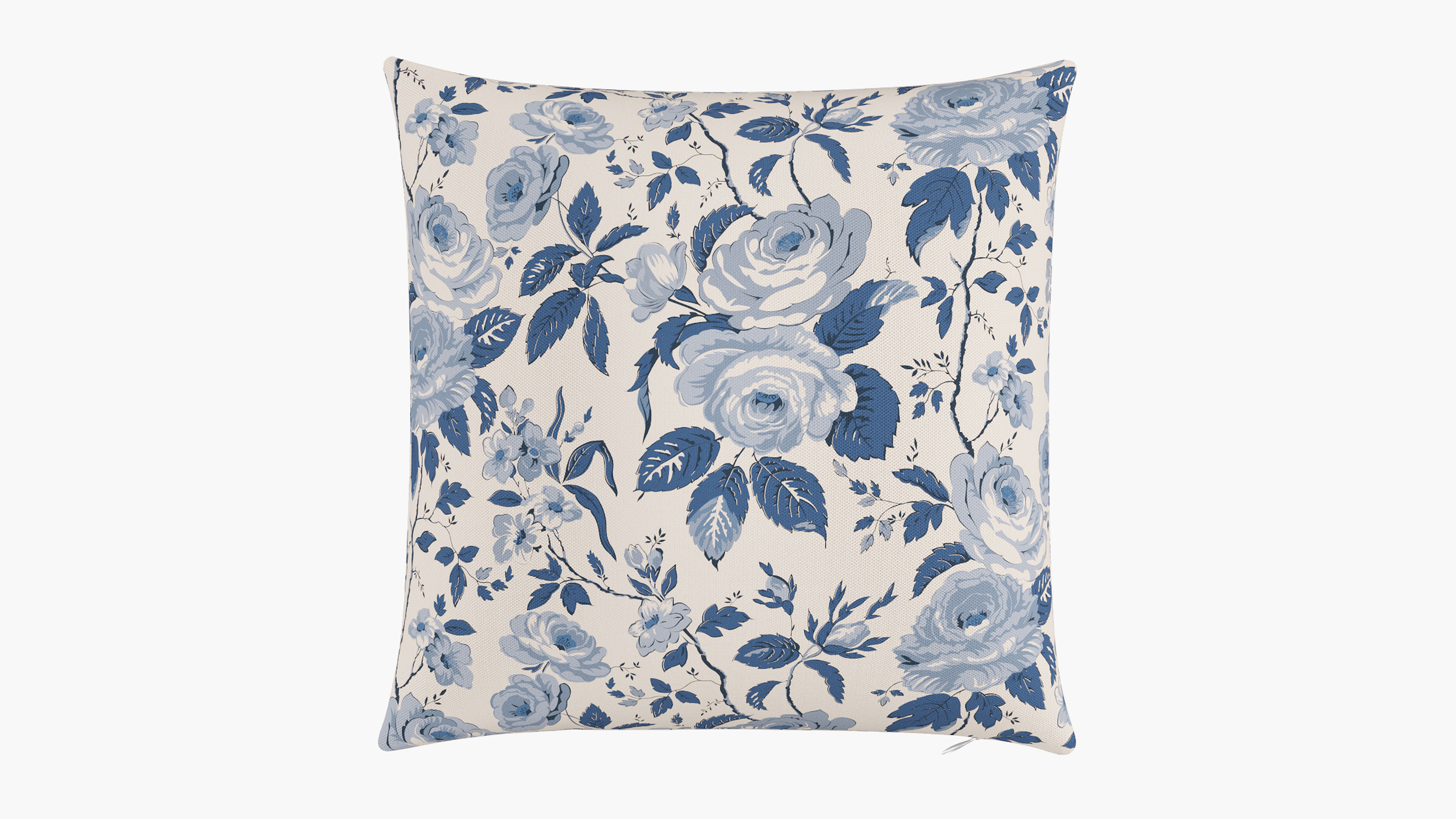 Throw Pillow 20", Delft Chintz, 20" x 20" - The Inside