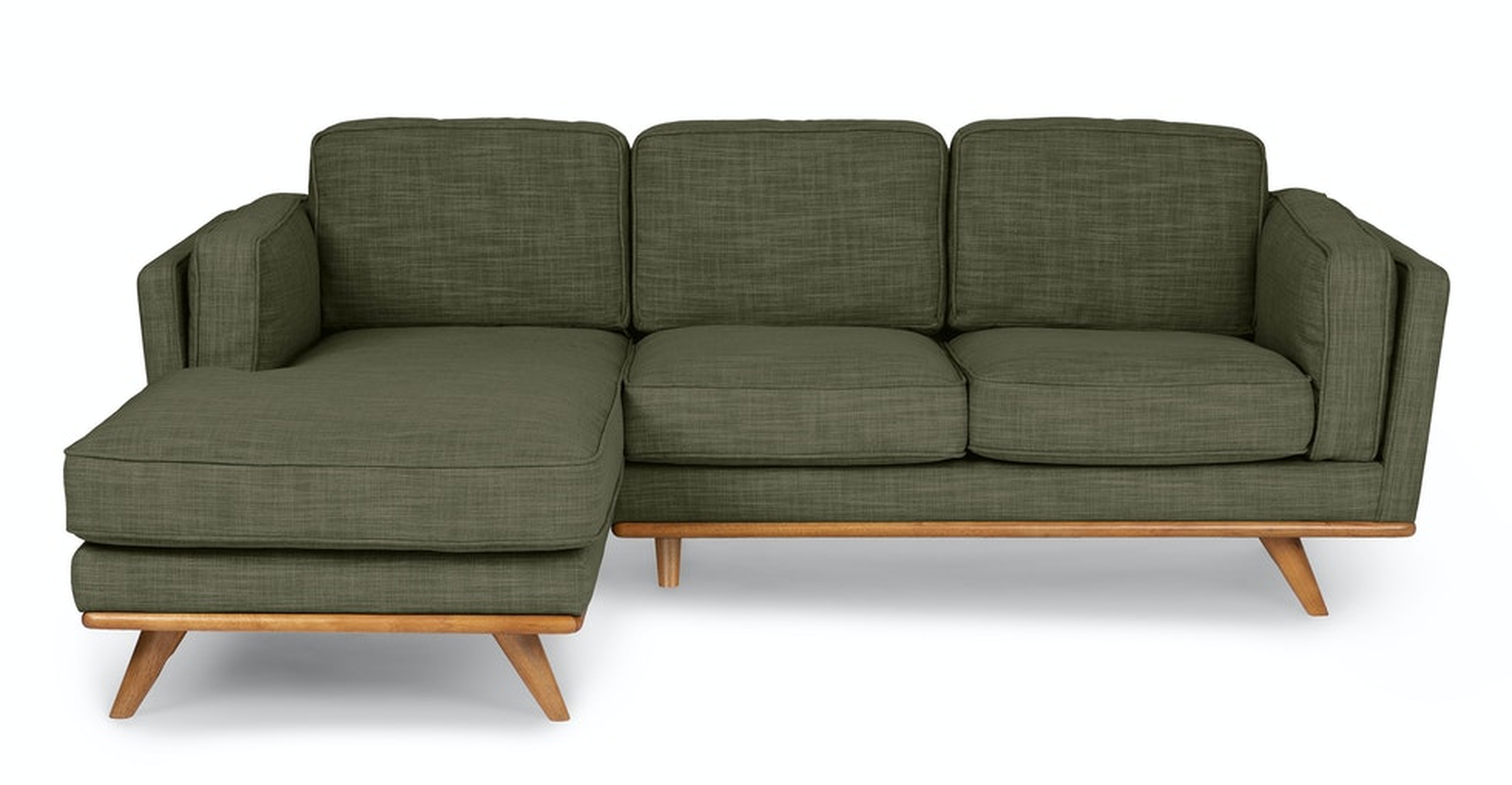 Timber Olio Green Left Sectional - Article