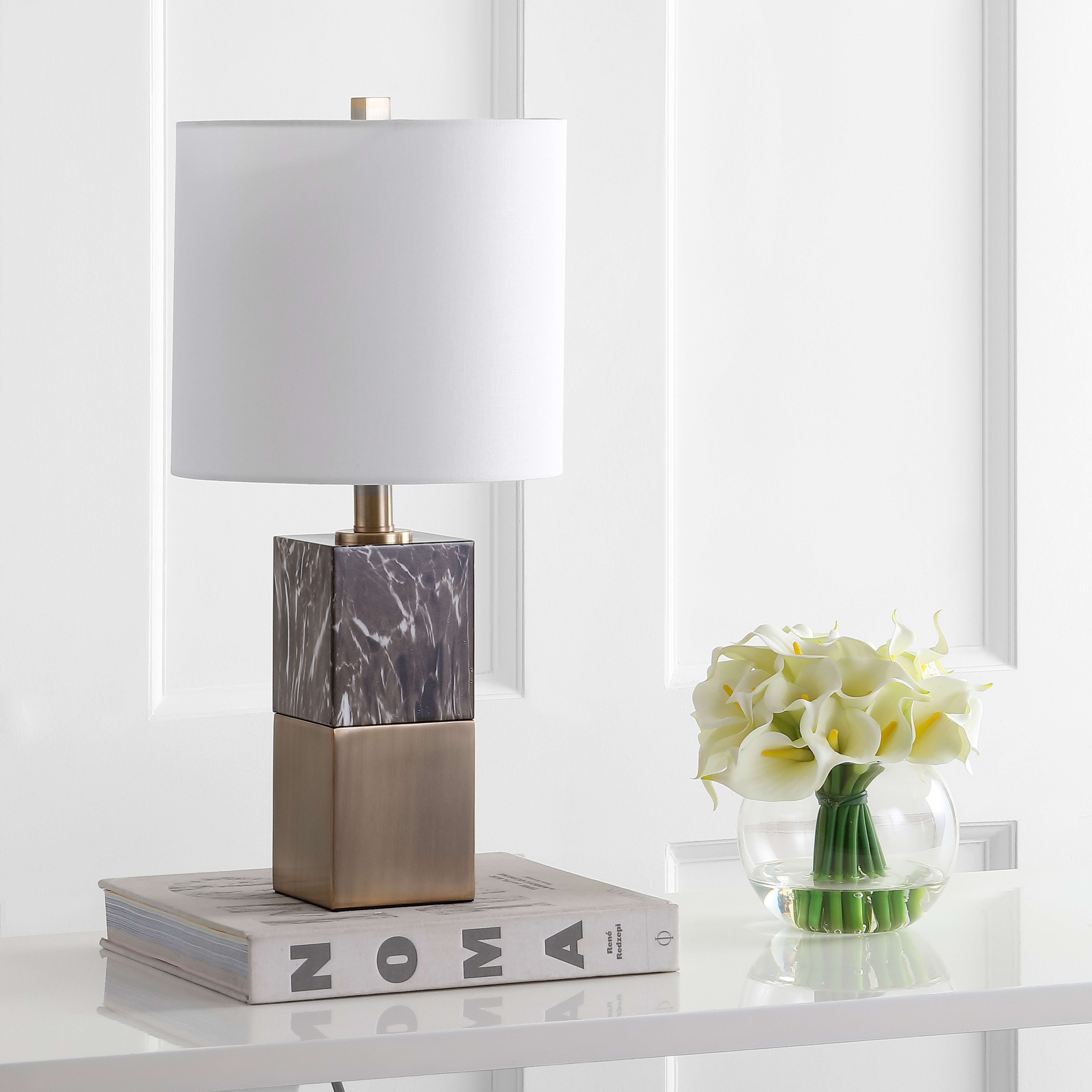Kingsley Table Lamp - Dark Brown - Safavieh - Safavieh