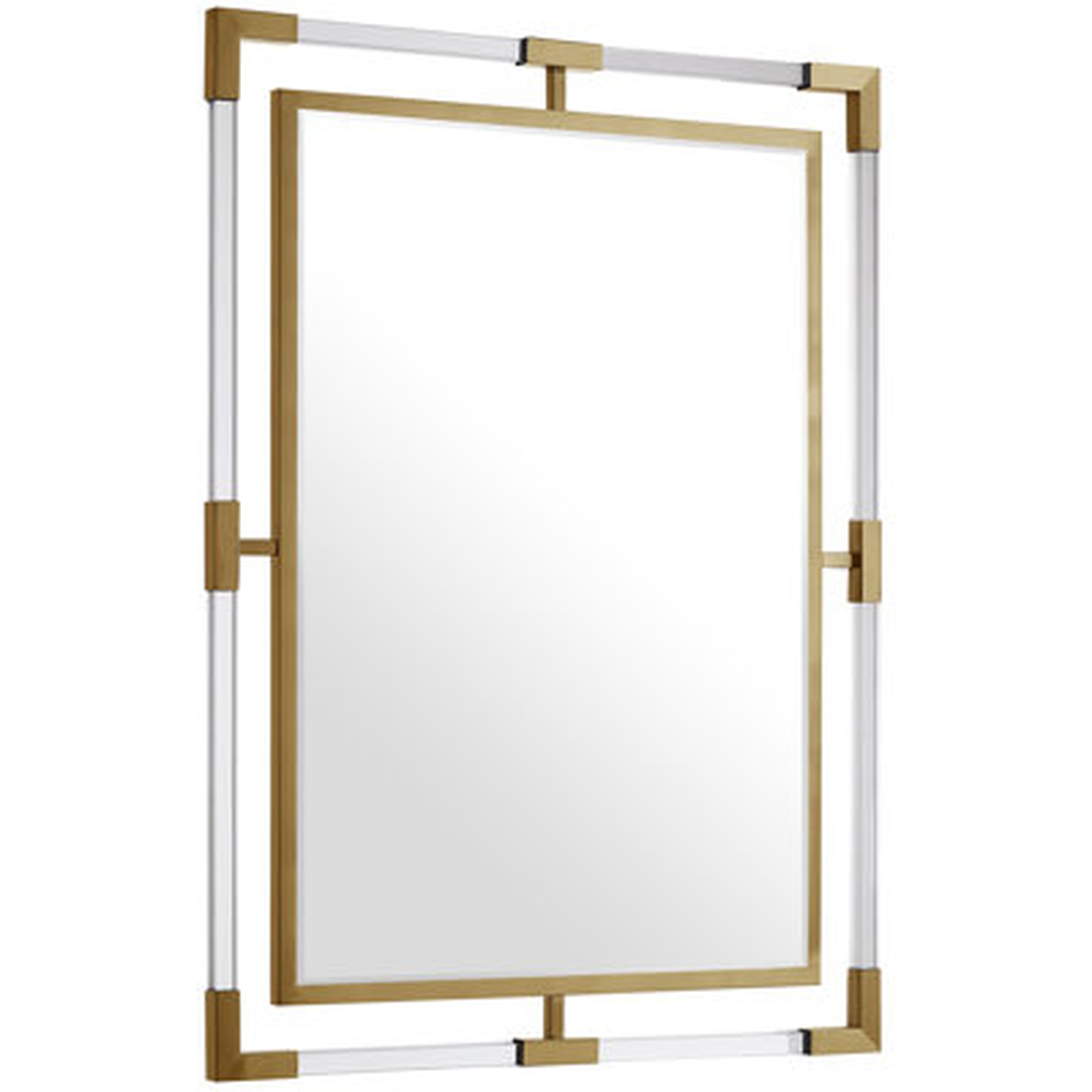 Fareena Gold Mirror - Wayfair
