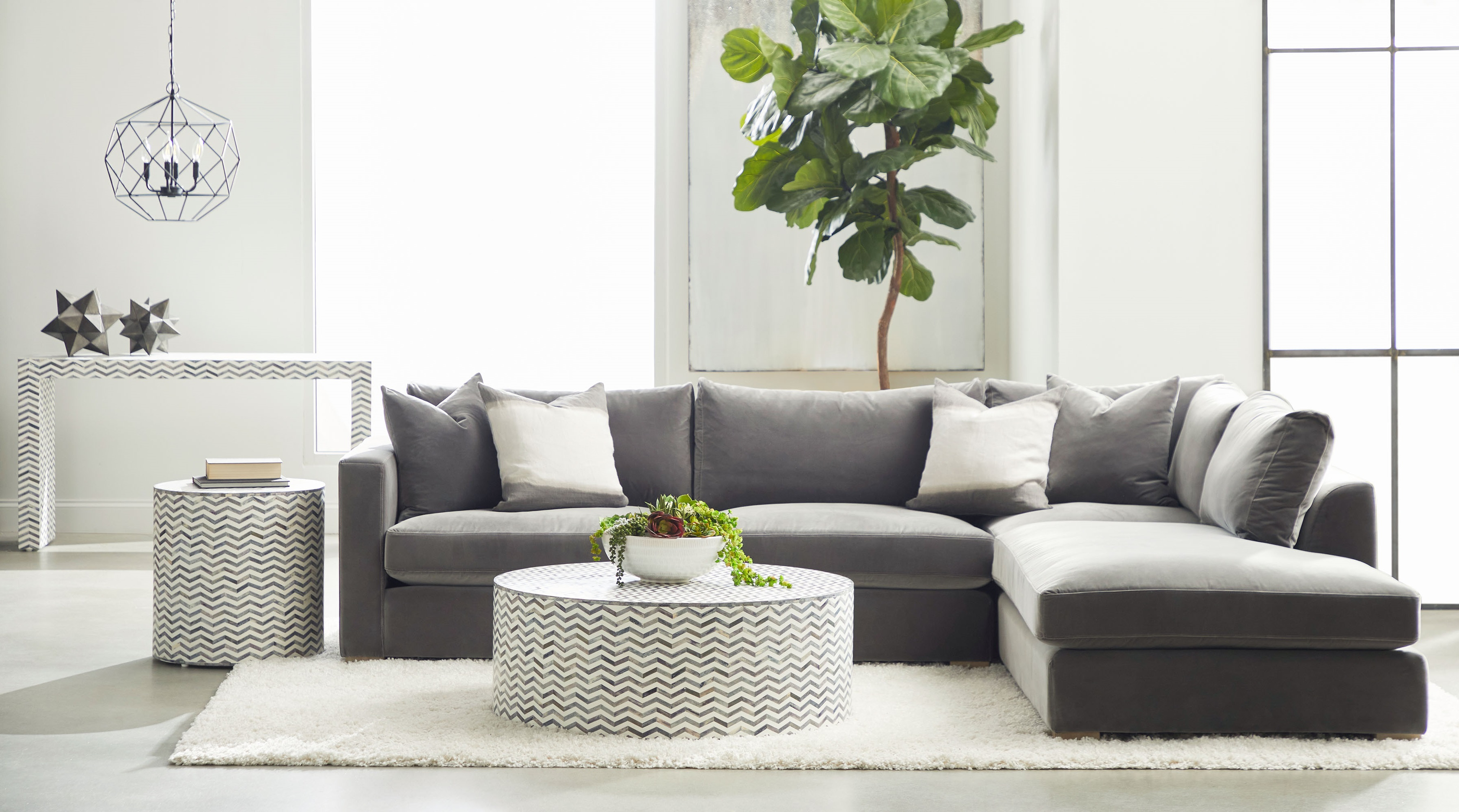 Rocco 120" Grand RF Sectional - Essentials for Living