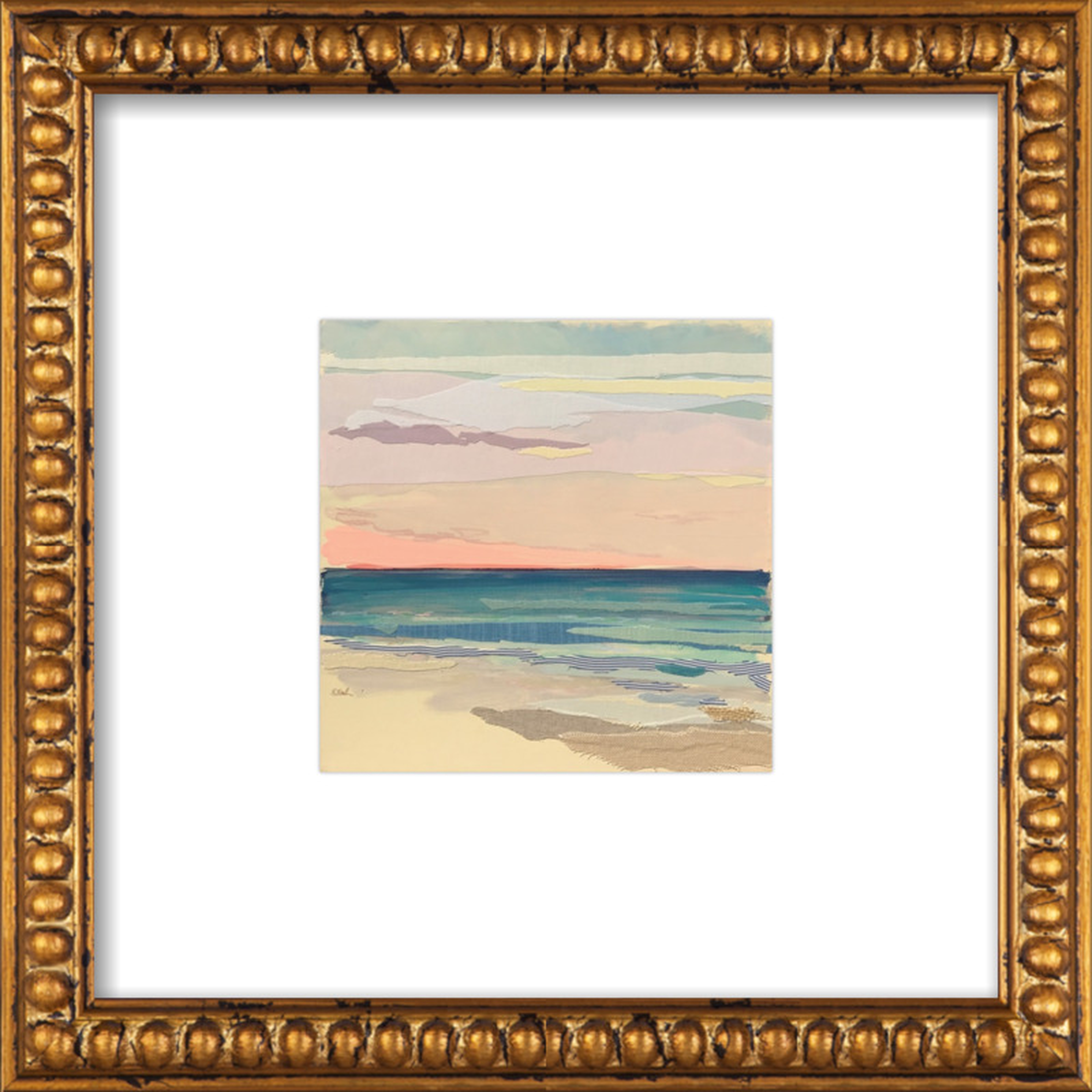 Sunset Stripes 2 by Karin Olah for Artfully Walls - Artfully Walls