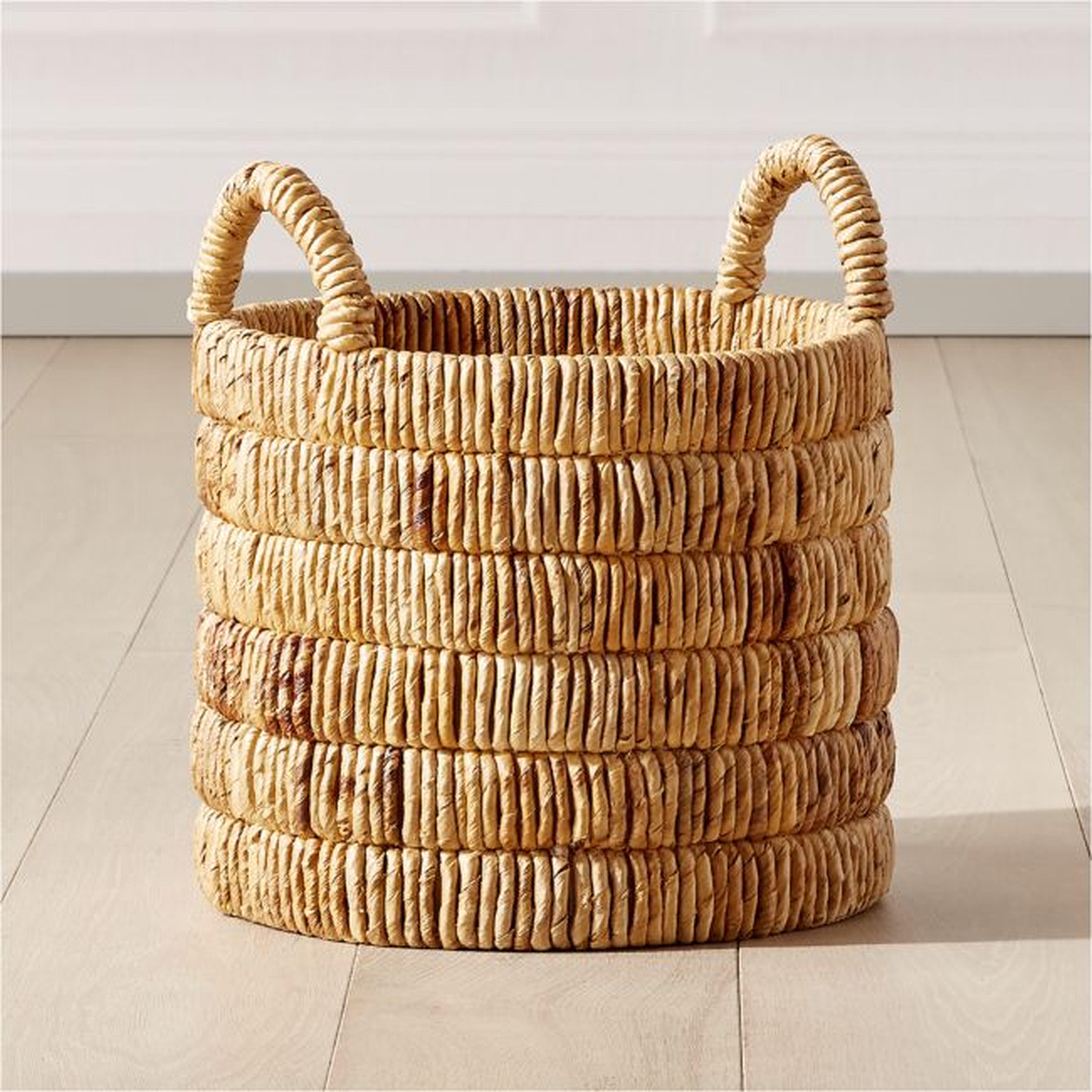 Milos Handwoven Storage Basket Medium - CB2