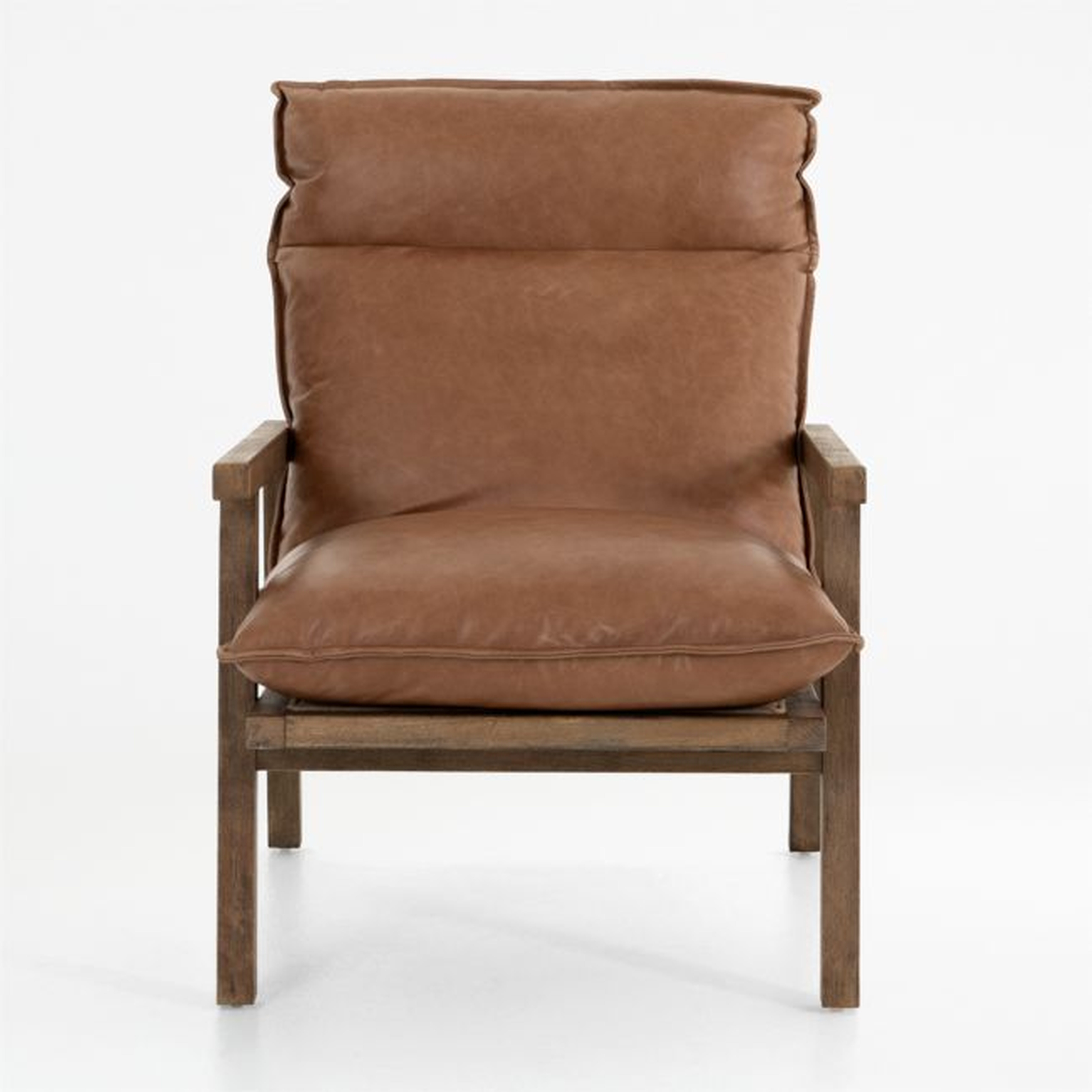 Tanner Chaps Saddle Leather Chair - Crate and Barrel
