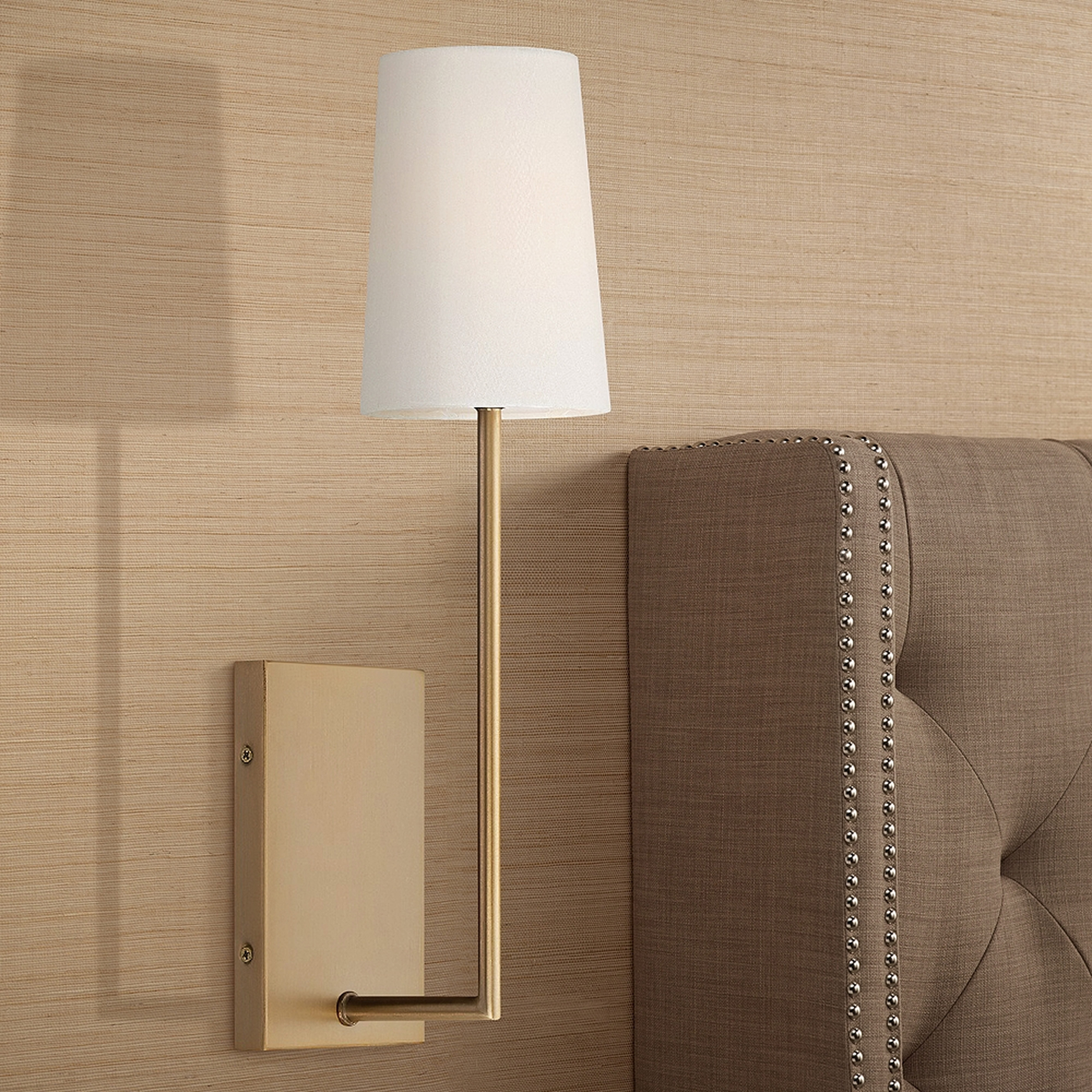 Crystorama Lena 18" High Vibrant Gold Wall Sconce - Style # 84W32 - Lamps Plus