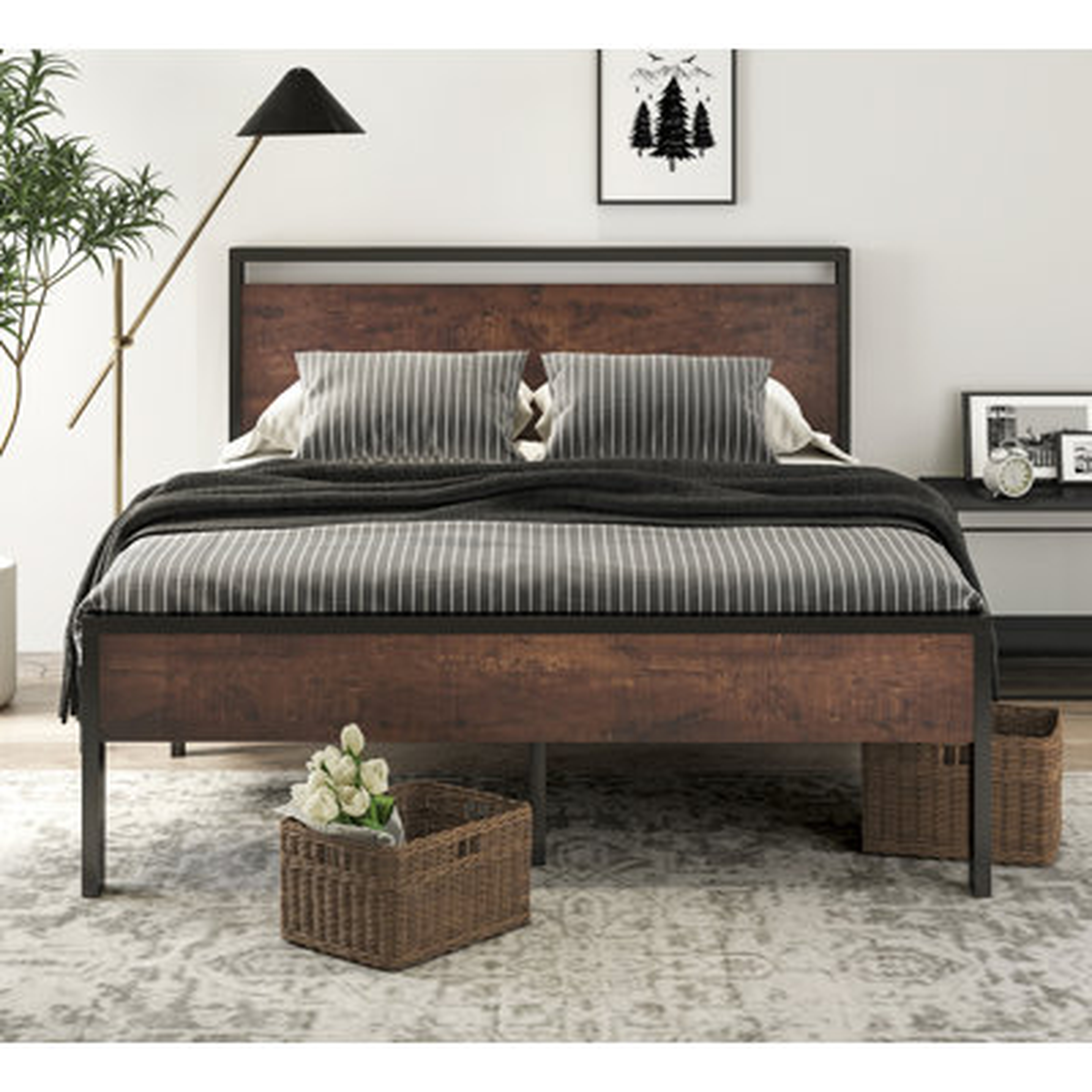 Minas Platform Bed - Wayfair