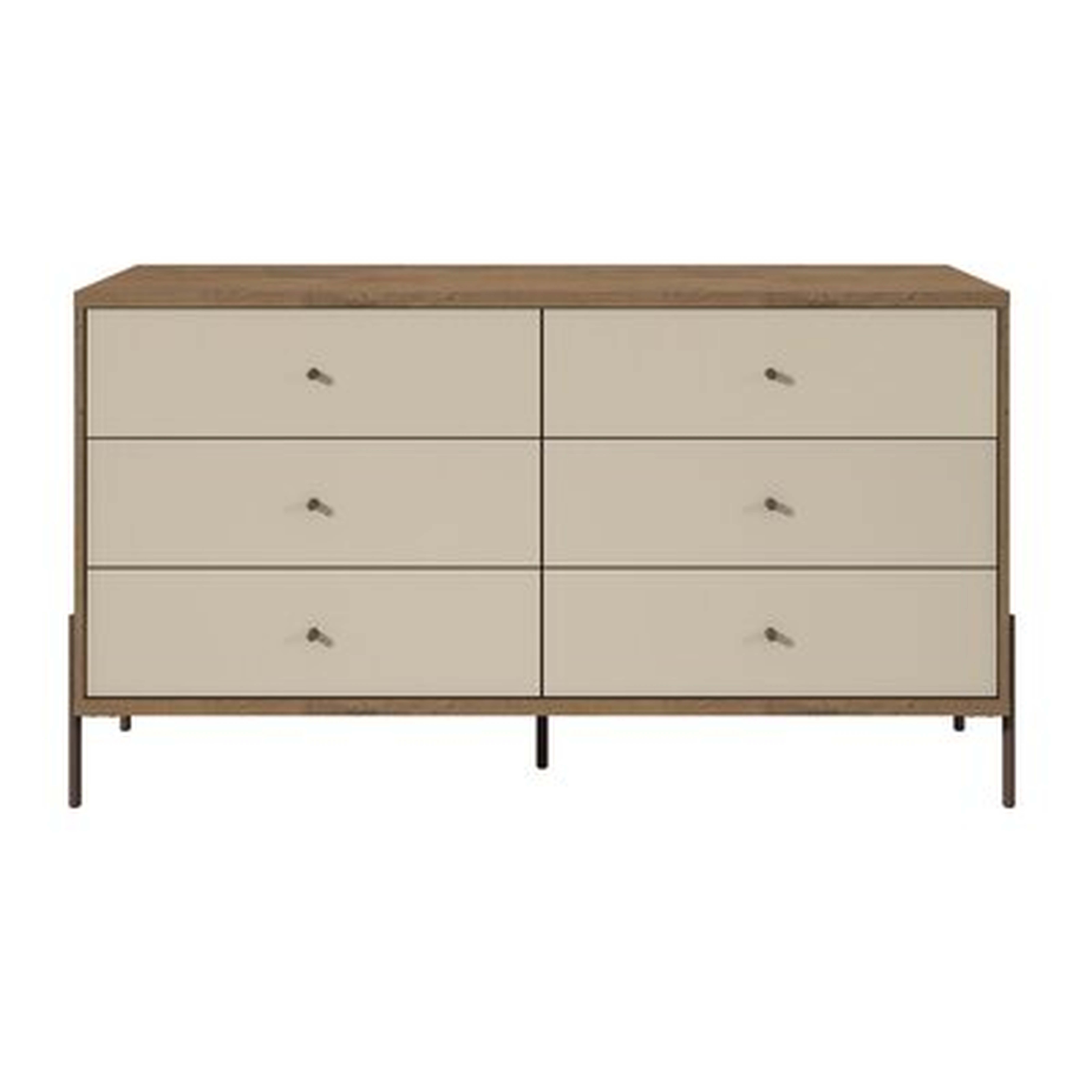 Alviso 6 Drawer Double Dresser - AllModern